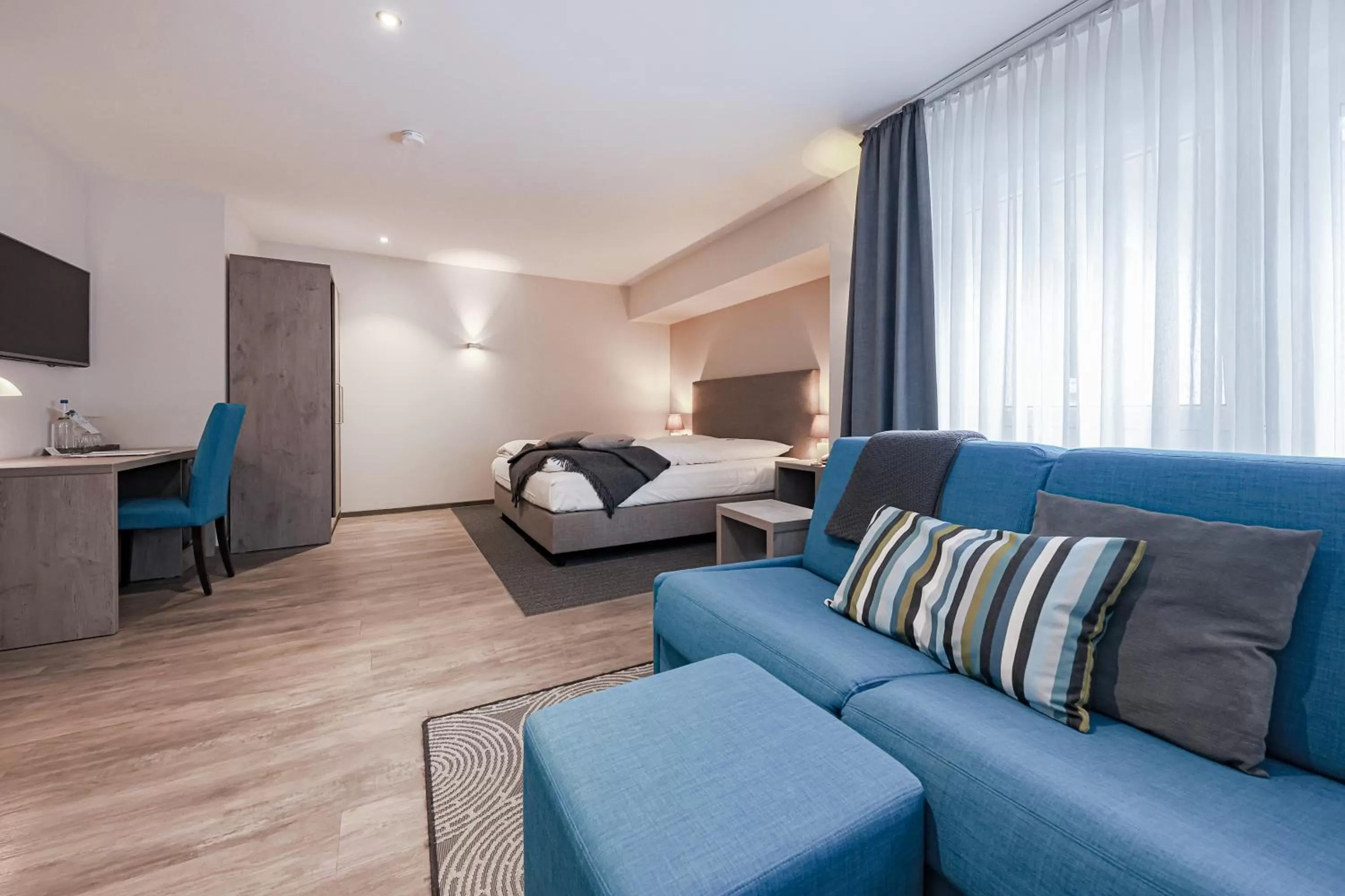 Seating area in Hotel Alte Redaktion