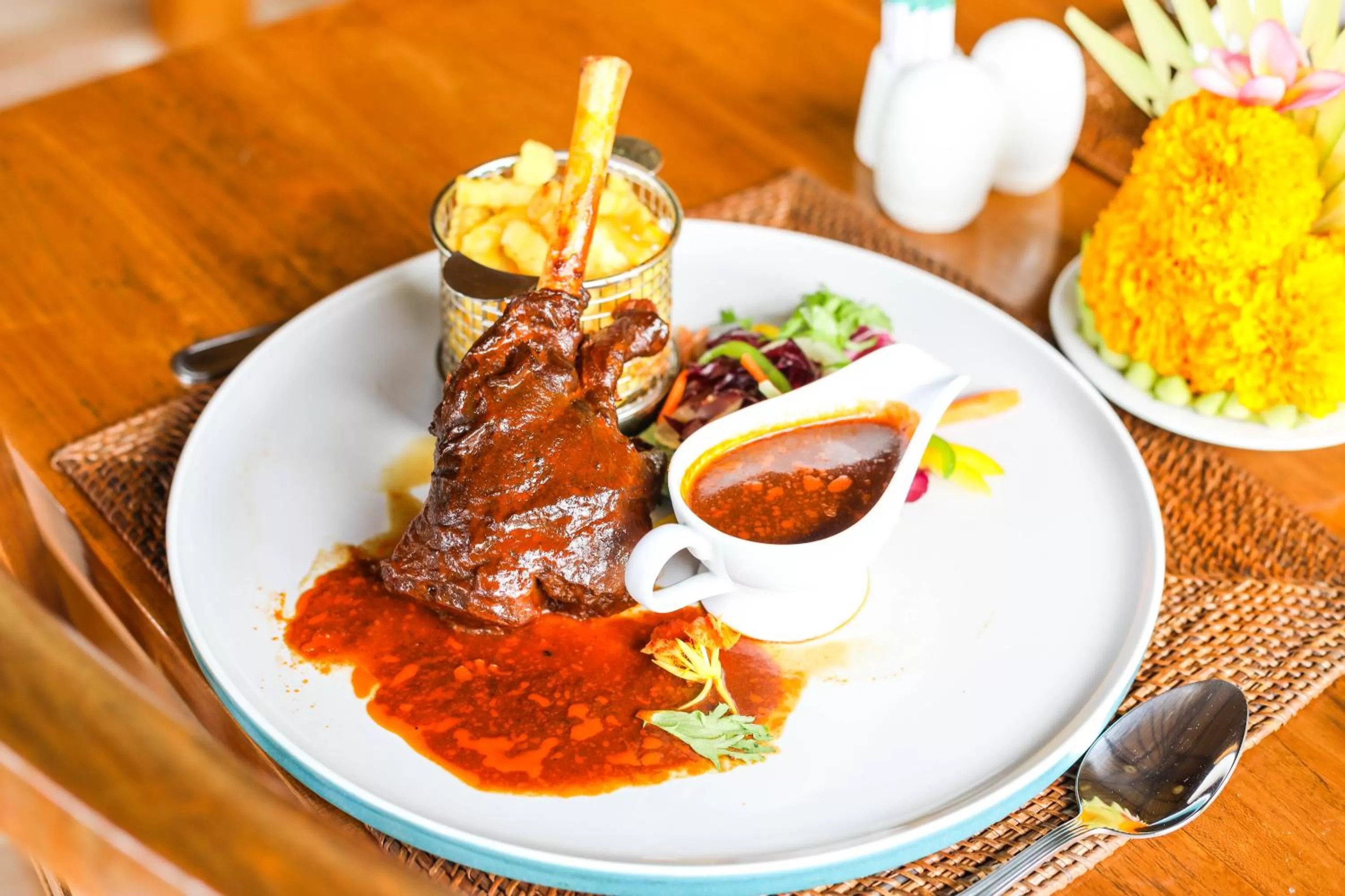 Food in BB Resort Villa and Spa