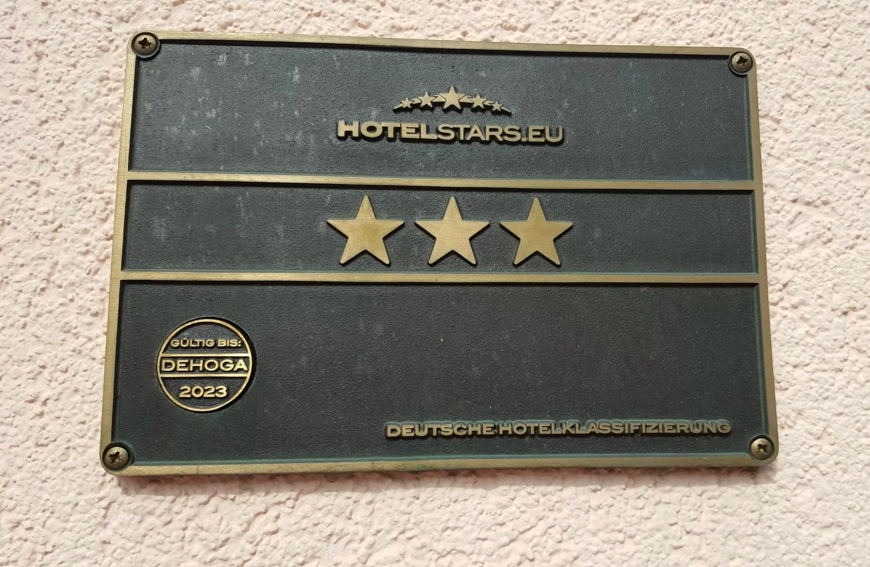 Logo/Certificate/Sign in Hotel Weberhof