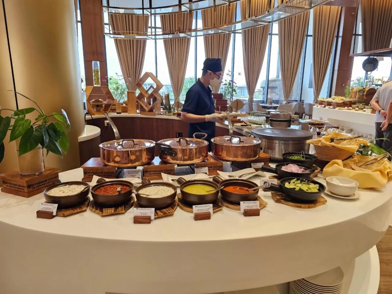 Breakfast in Wyndham Grand KN Paradise Cam Ranh