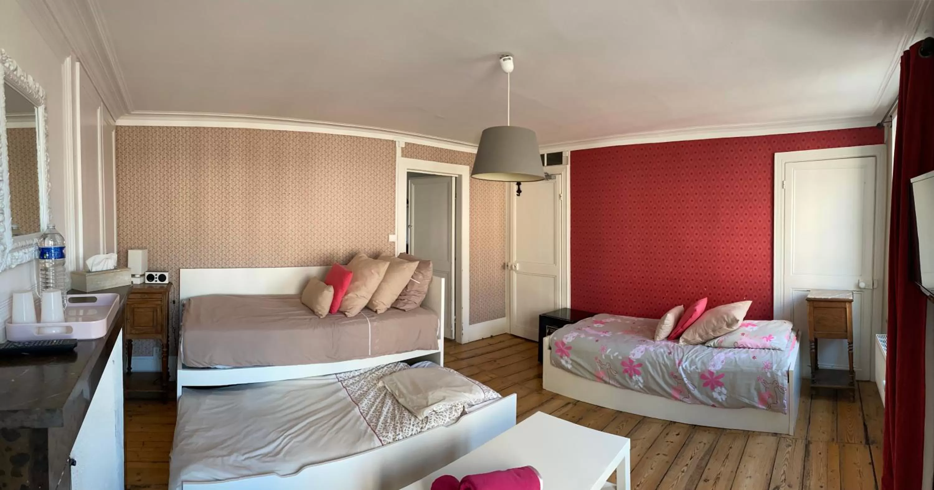 Bed in Chambres d'Hôtes Au coin du spa