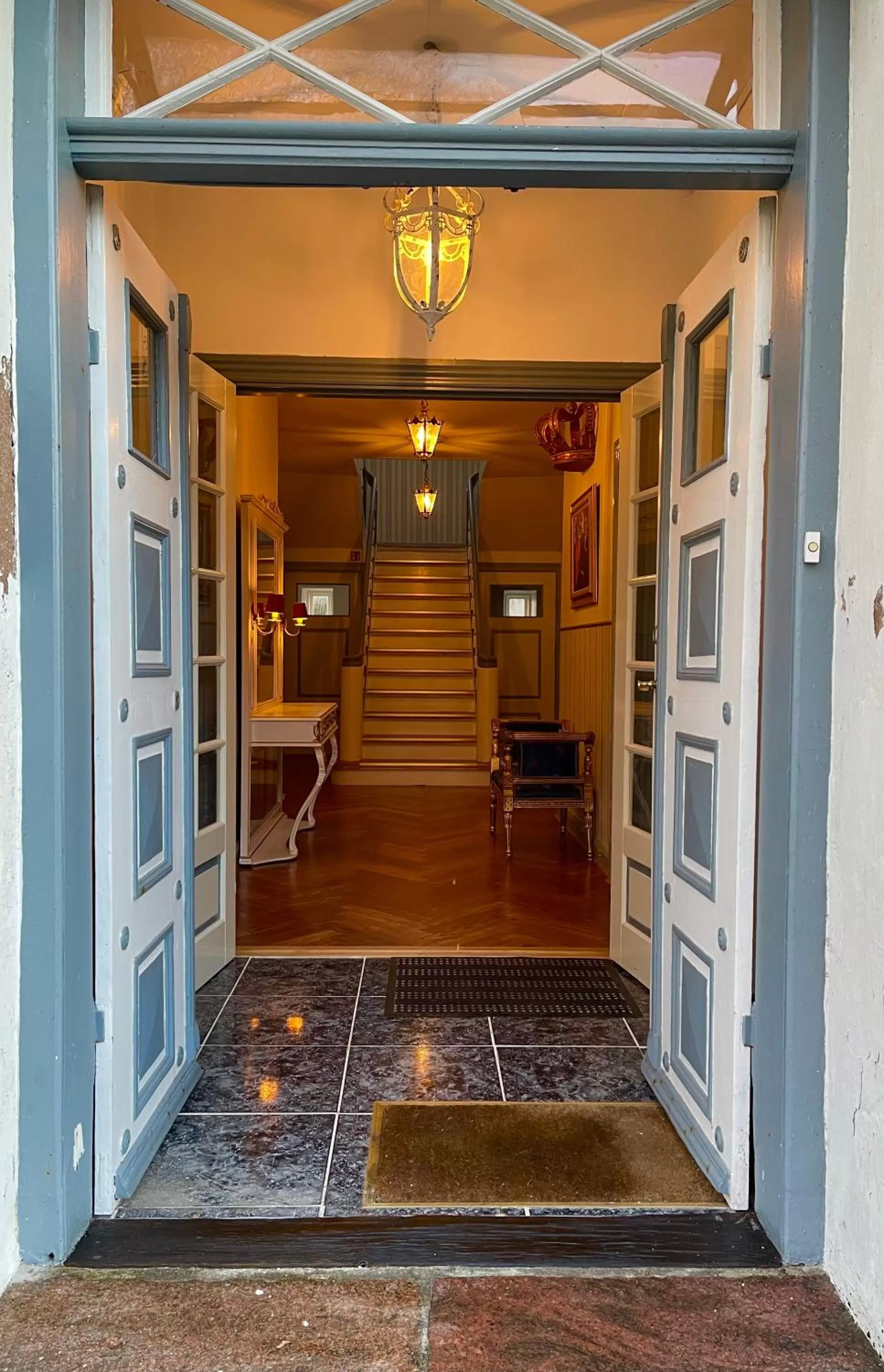 Facade/entrance in Boutique Hotel Postgården