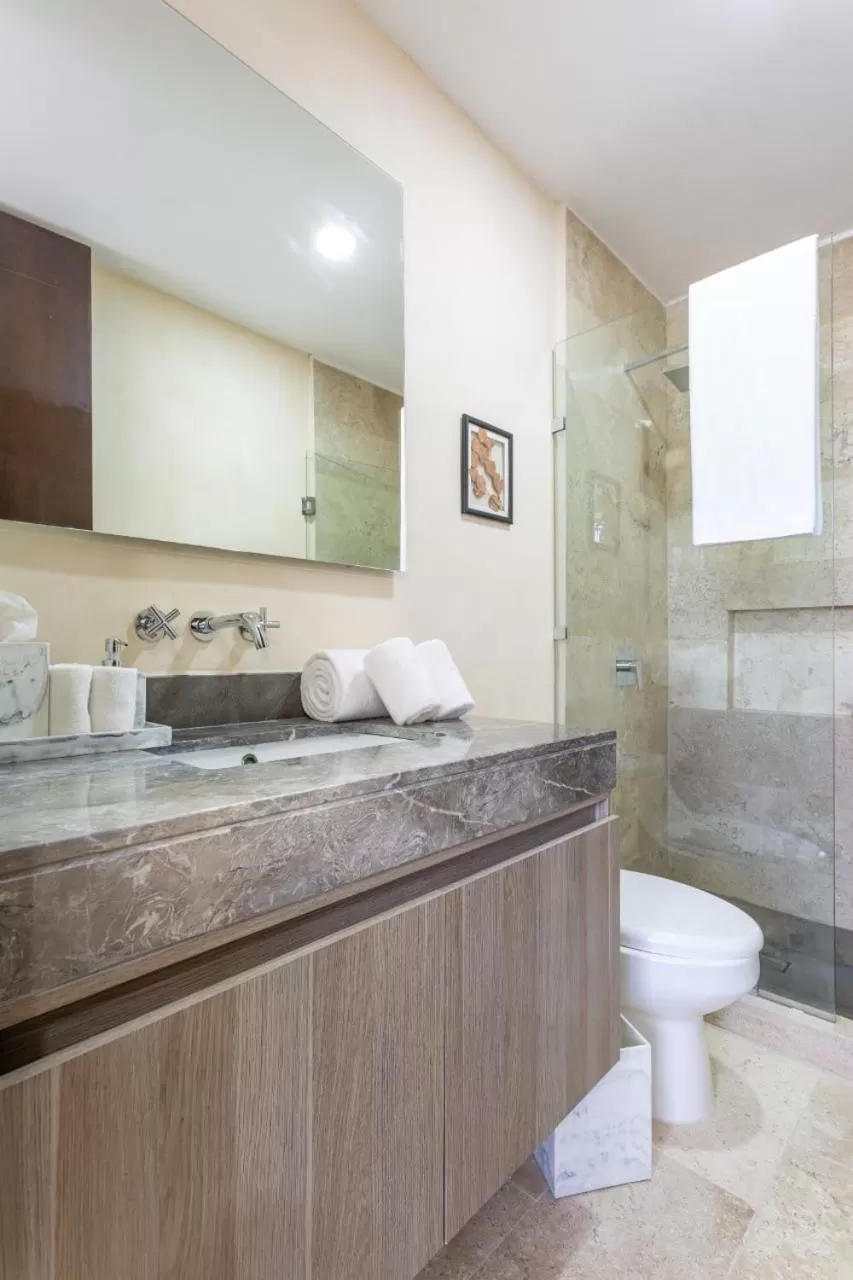 Bathroom in Kuukum Tulum Hotel