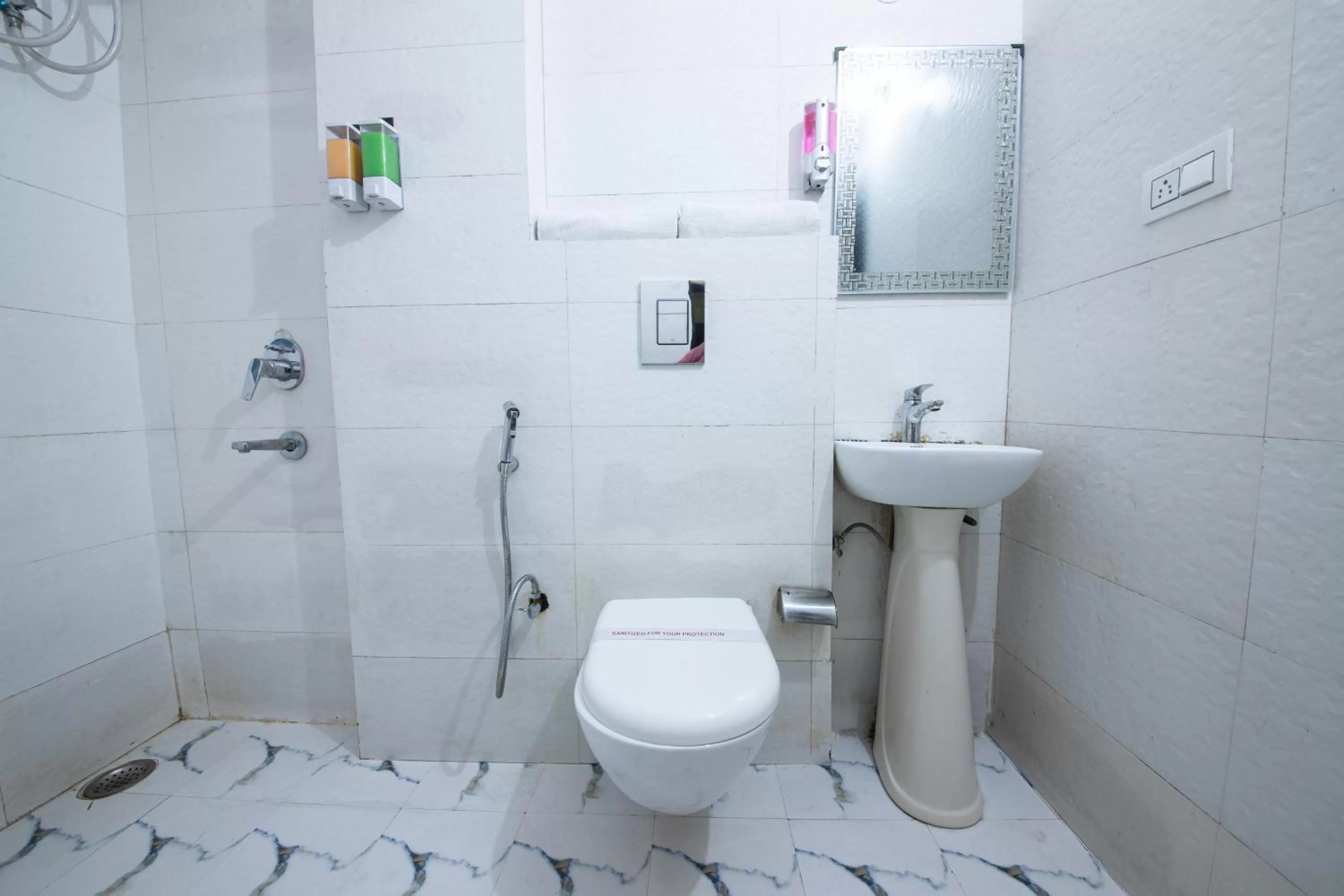Toilet in Perfectstayz Value Dwarkesh - Hotel Near Haridwar Railway station
