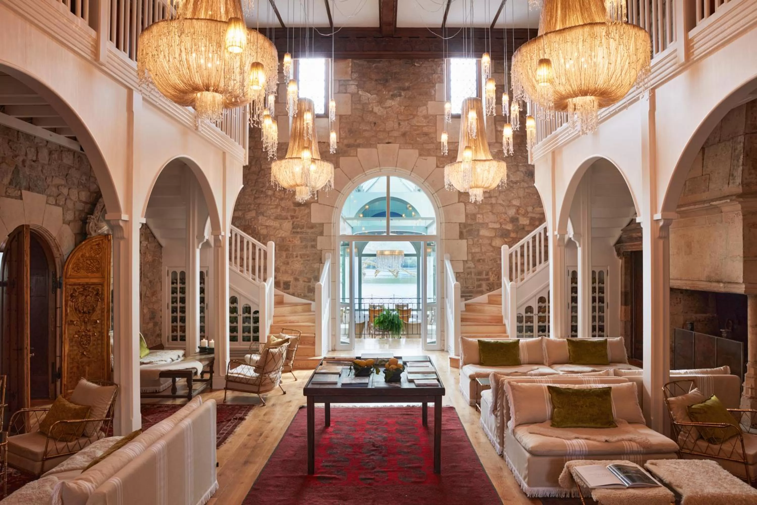 Lounge or bar in Brindos, Lac & Château - Relais & Châteaux - Anglet Biarritz