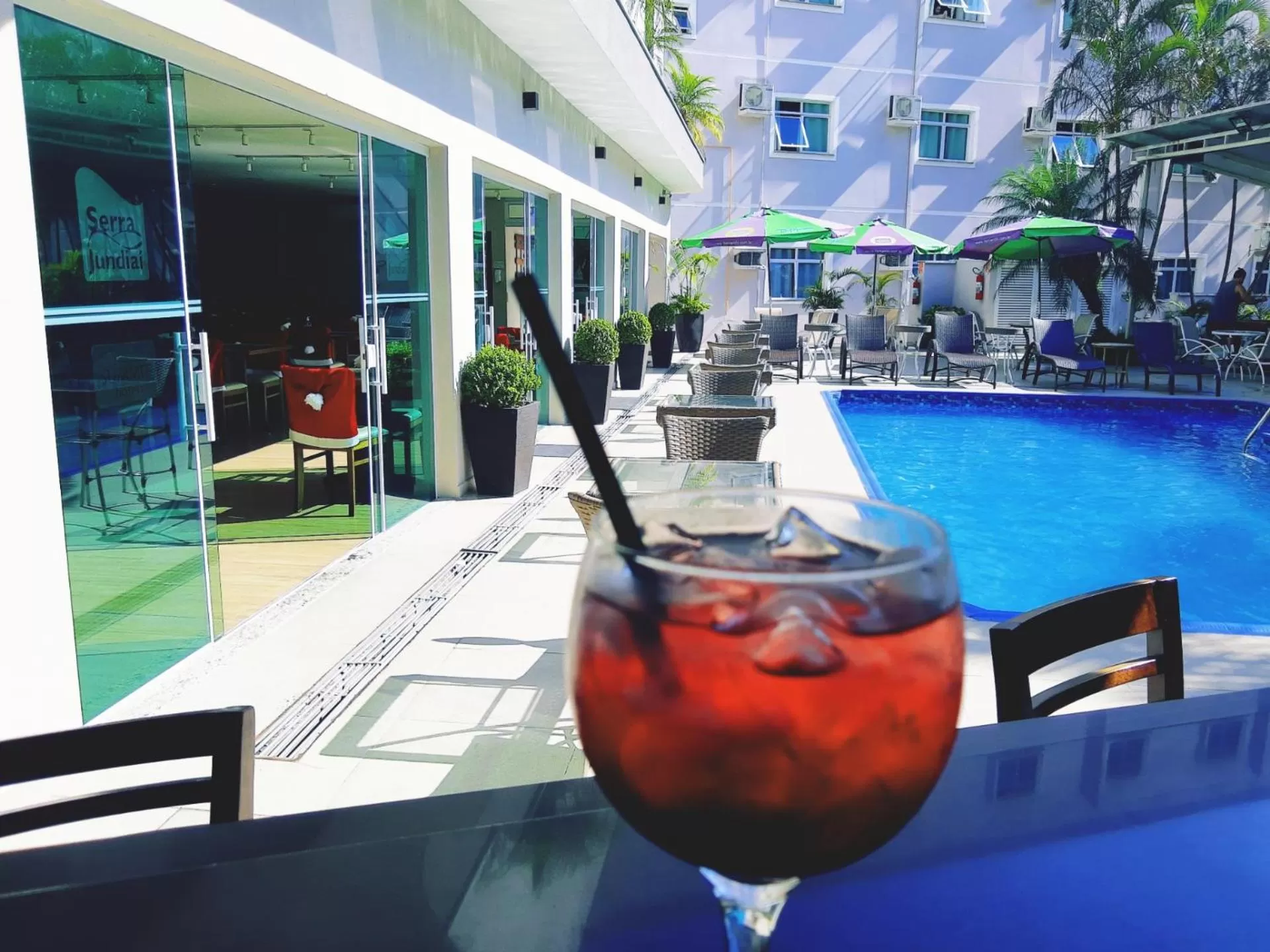 Swimming pool in Hotel Serra de Jundiaí
