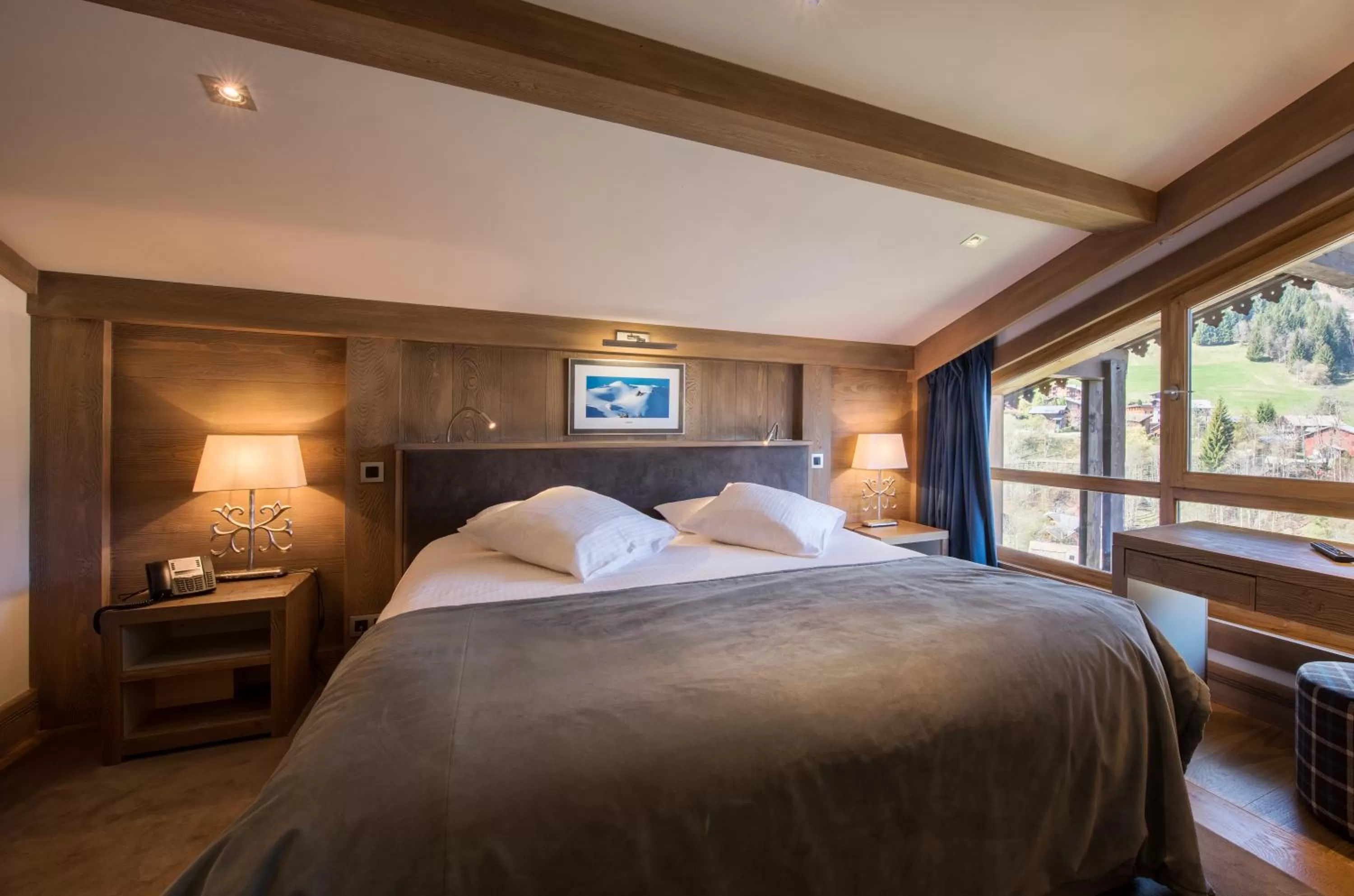 Bed in Hotel le Petit Dru