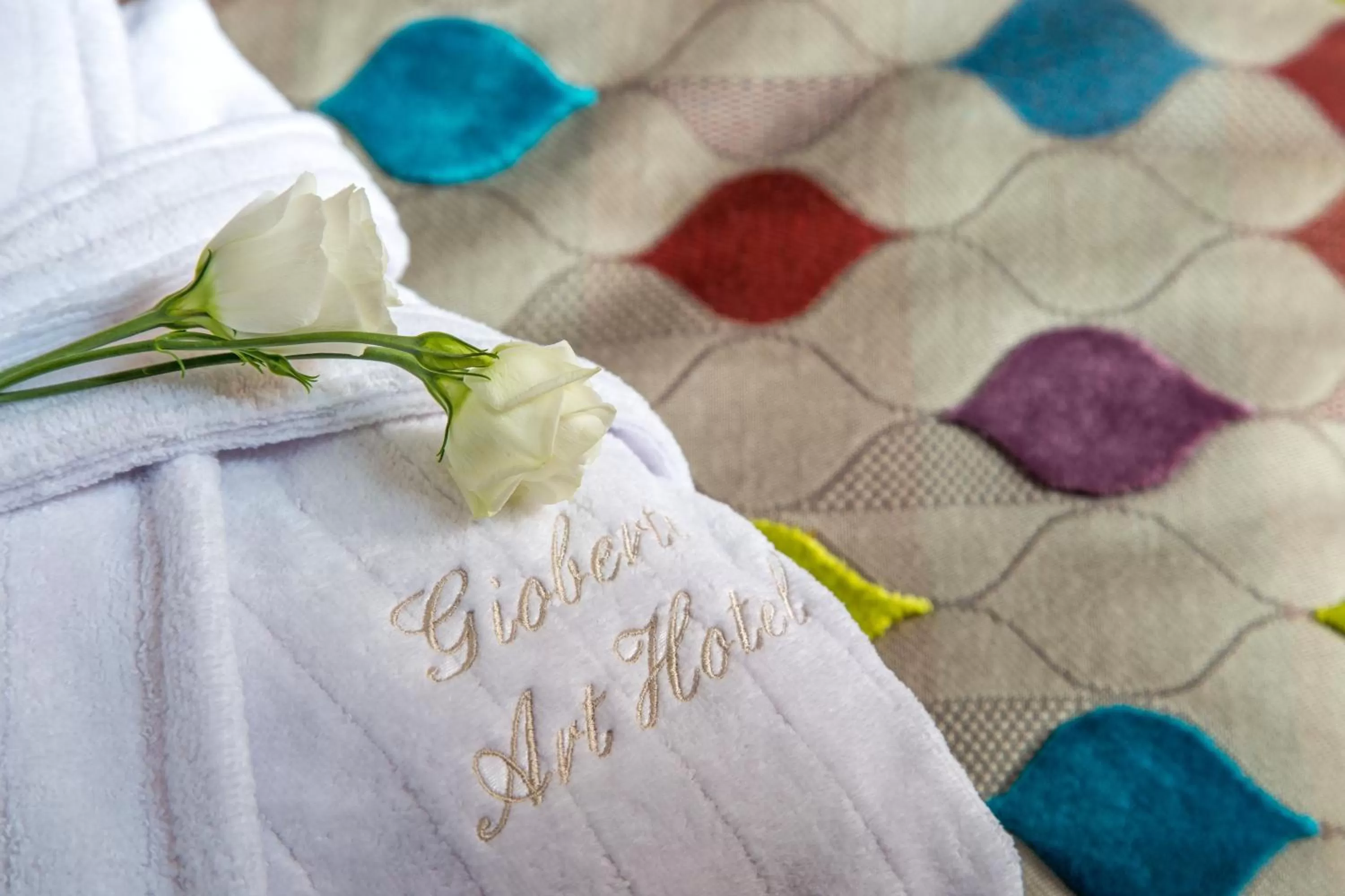 Decorative detail, Bed in Gioberti Art Hotel