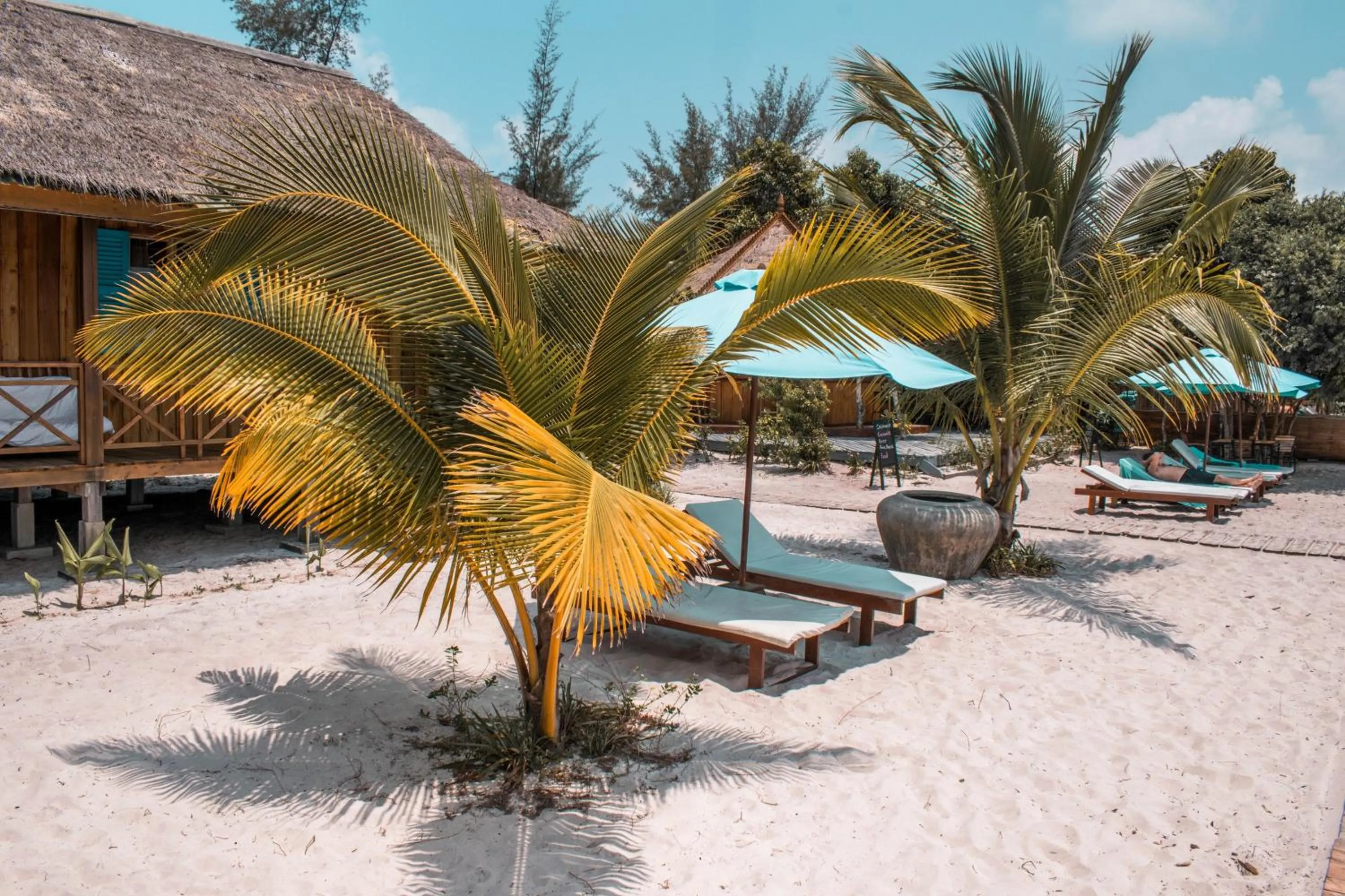 Balcony/Terrace in Sok San Beach Resort