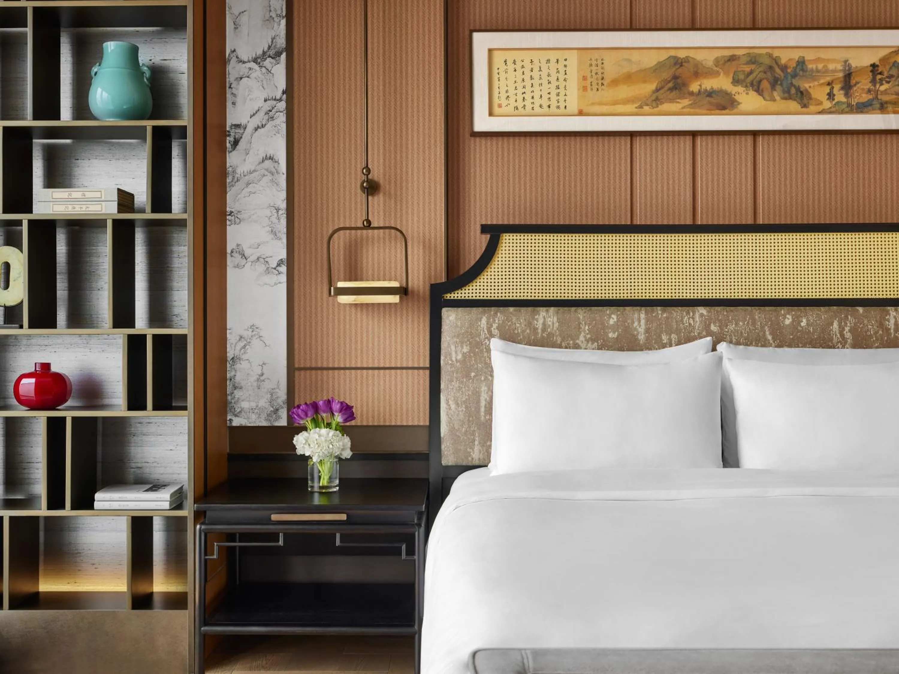 Bed in Conrad Shanghai