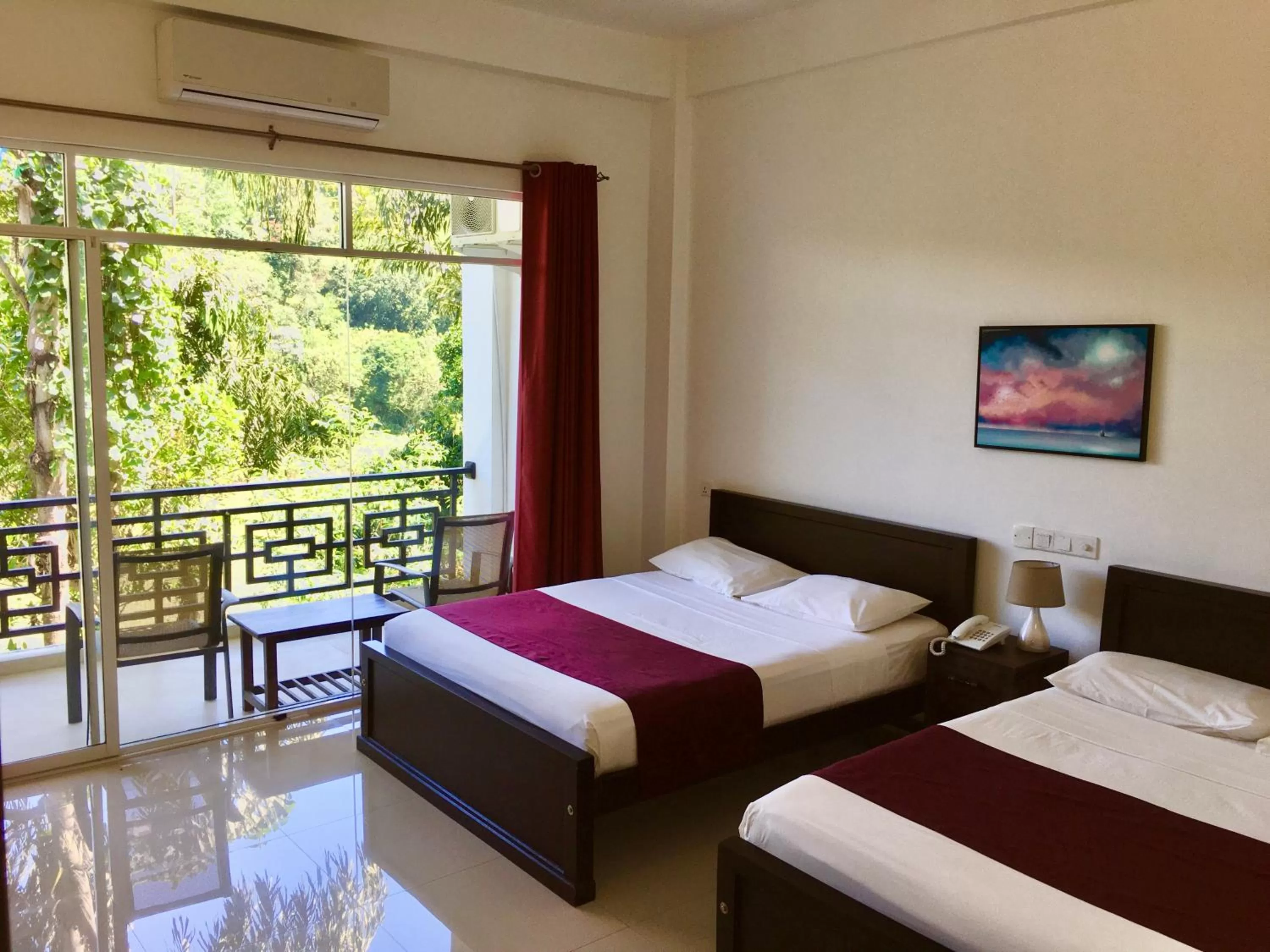 Bedroom, Bed in Kandy Rivers Edge Nature Resort