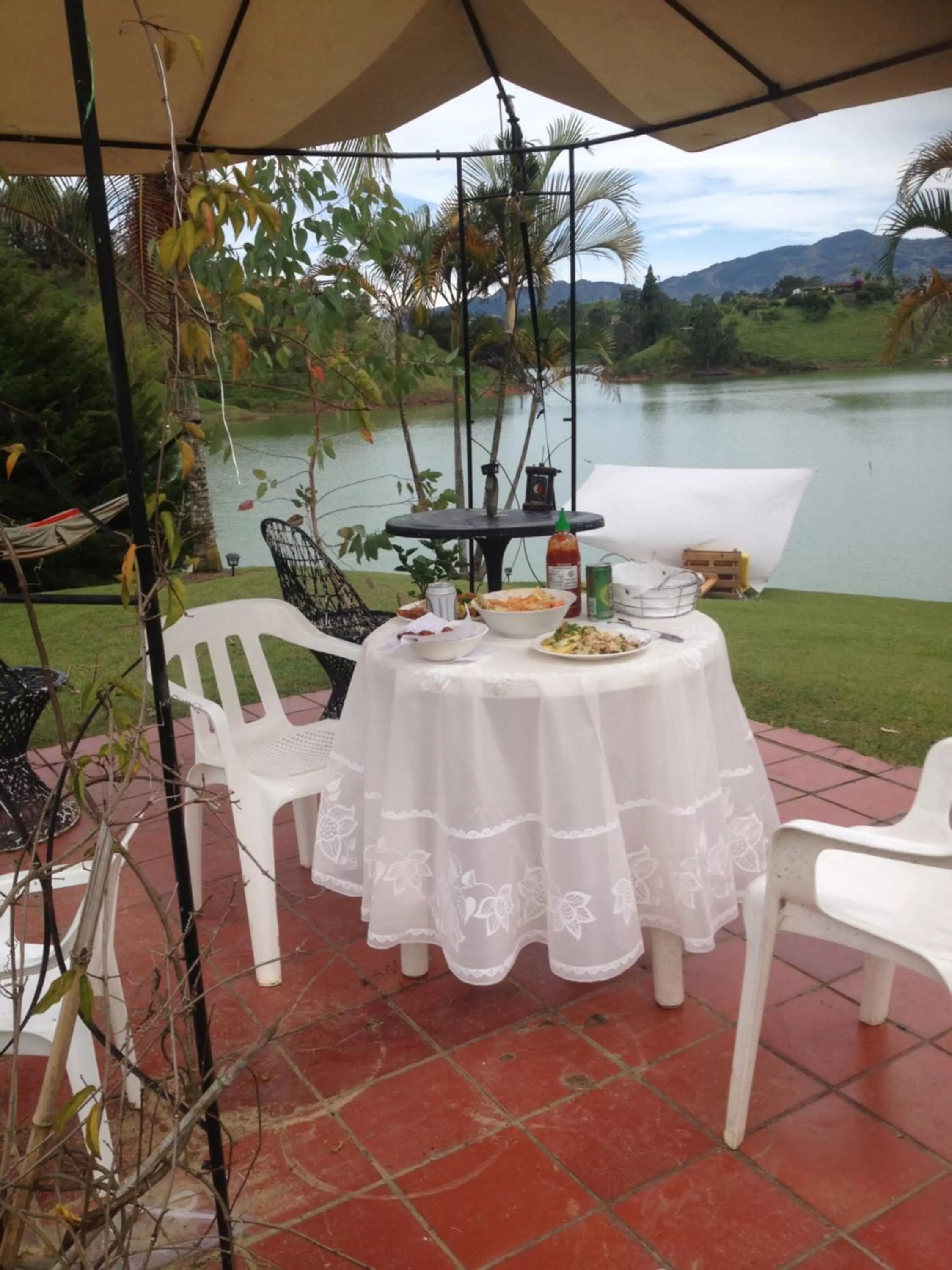Food close-up in Casa finca típica the lake hotel