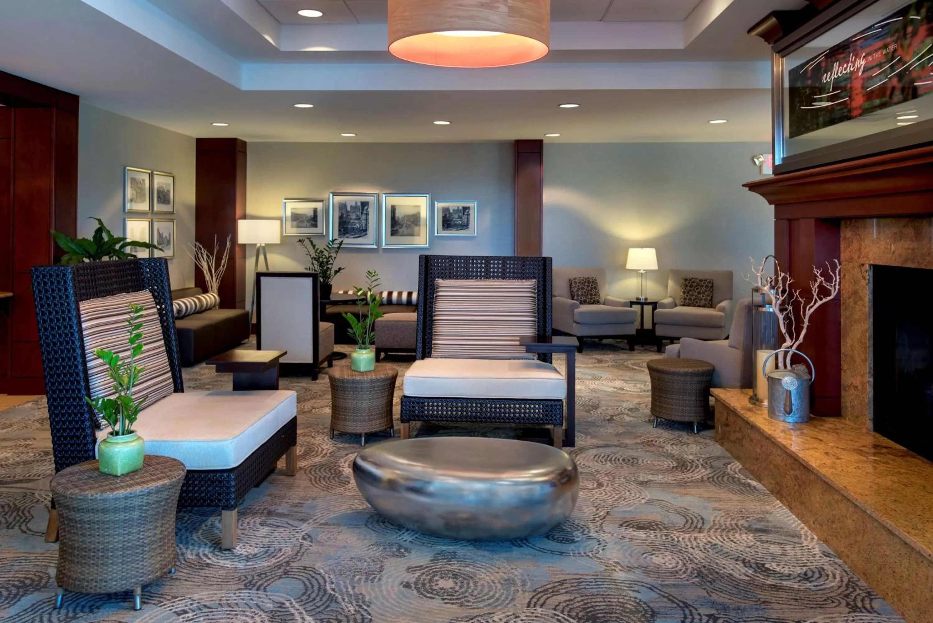 Lobby or reception in Hilton Garden Inn Albany Medical Center