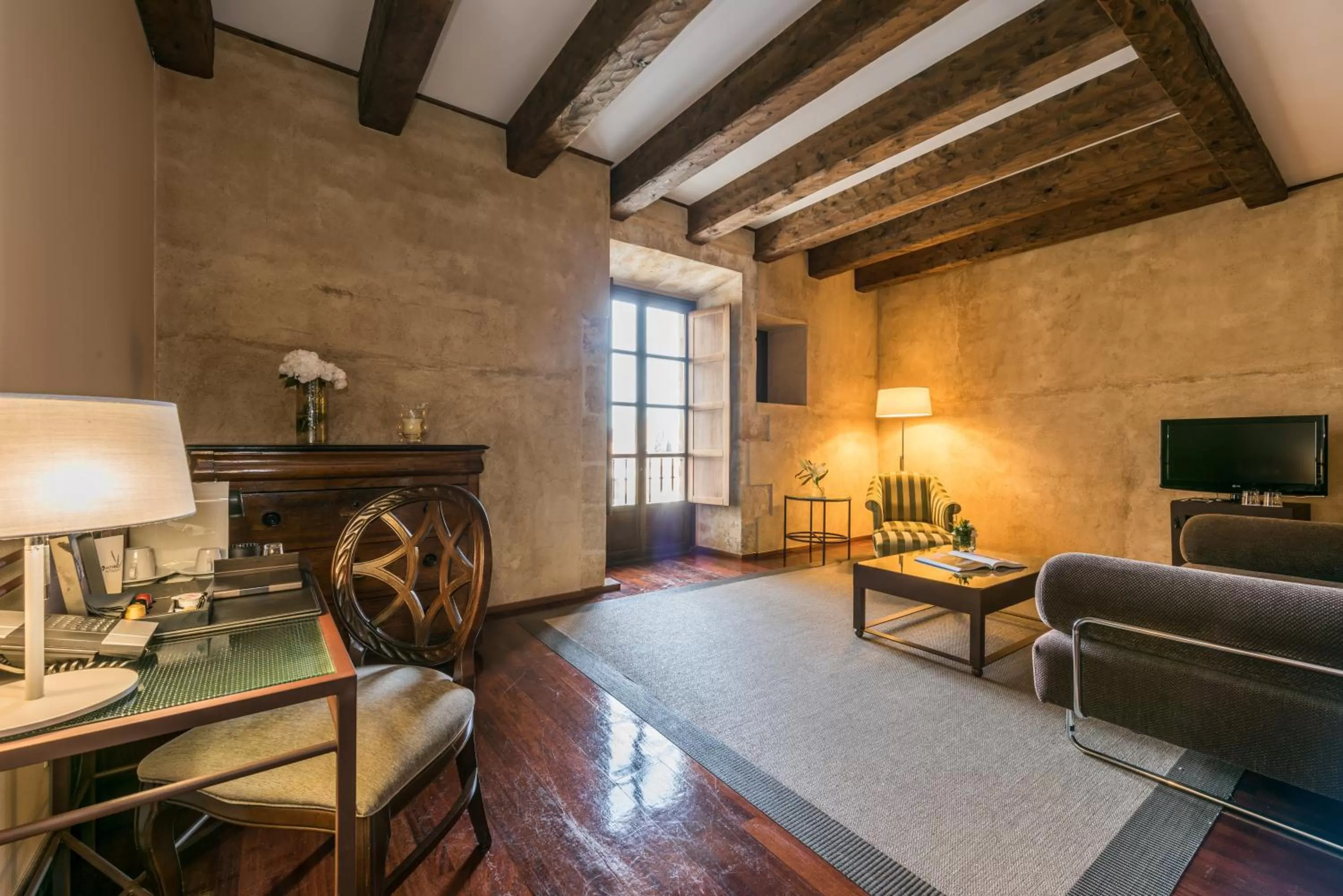 Living room in Hospes Palacio de San Esteban, a Member of Design Hotels