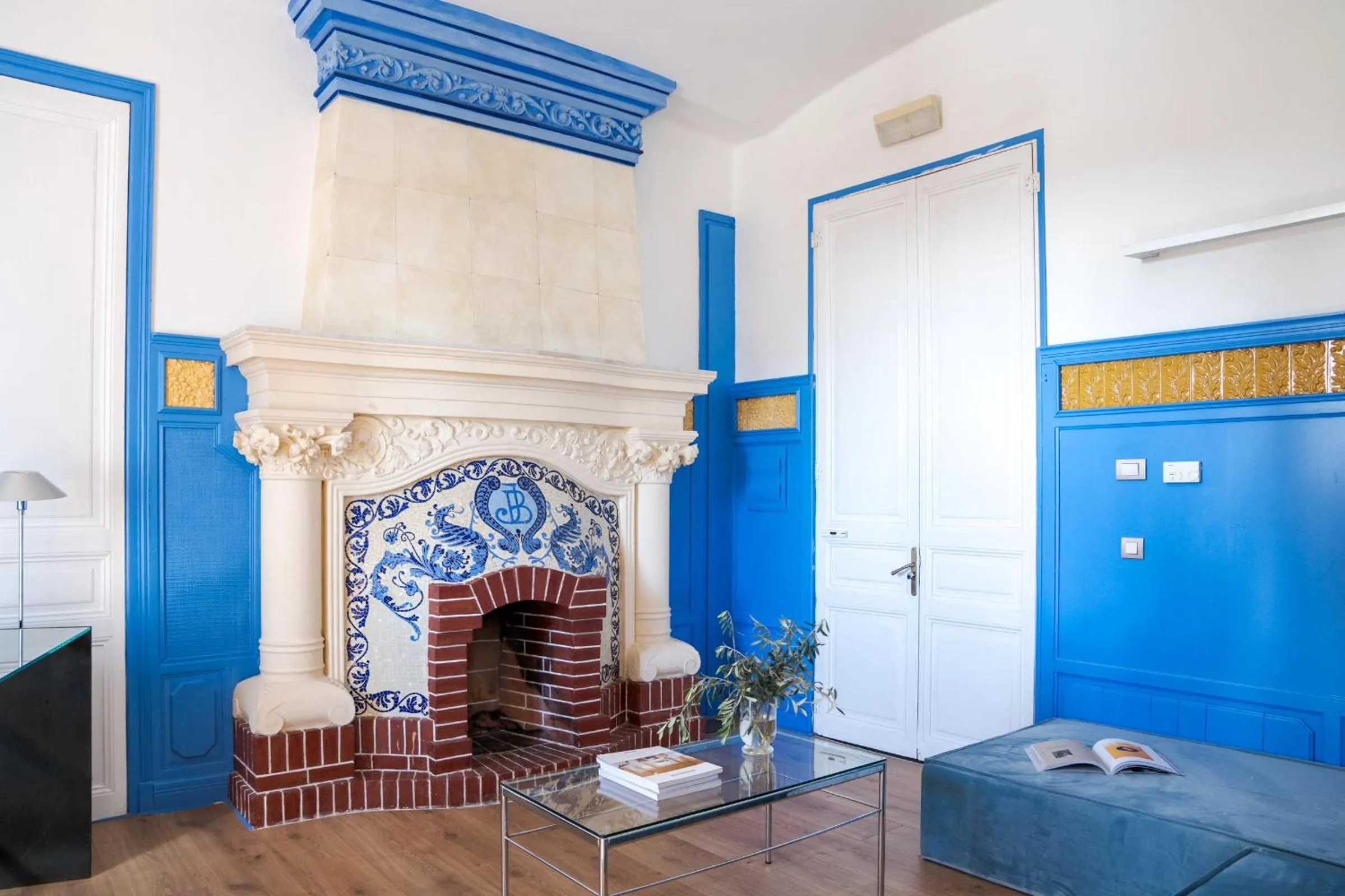 Seating area in Hotel Boutique Mas Passamaner