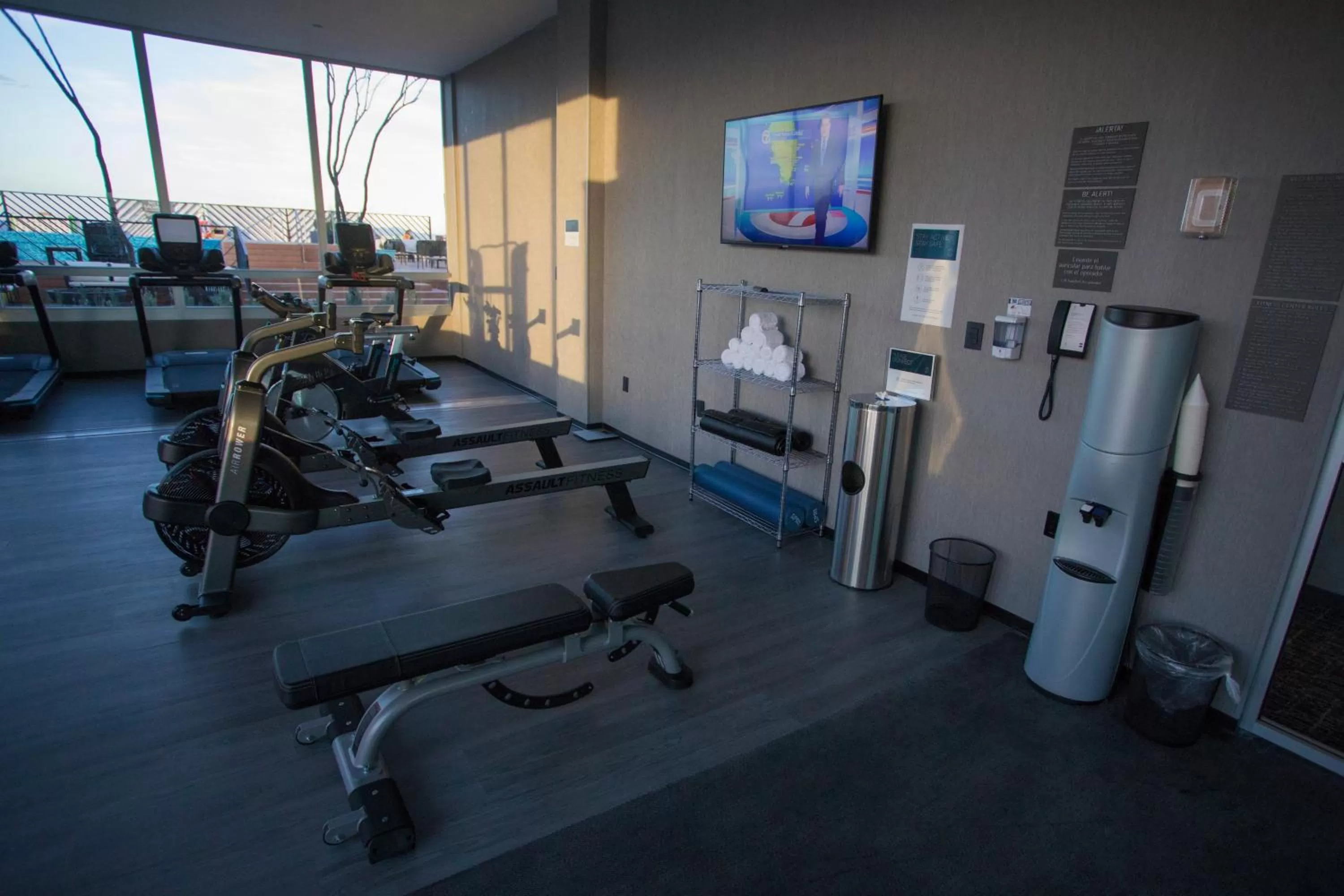 Fitness centre/facilities in Hyatt Place Saltillo