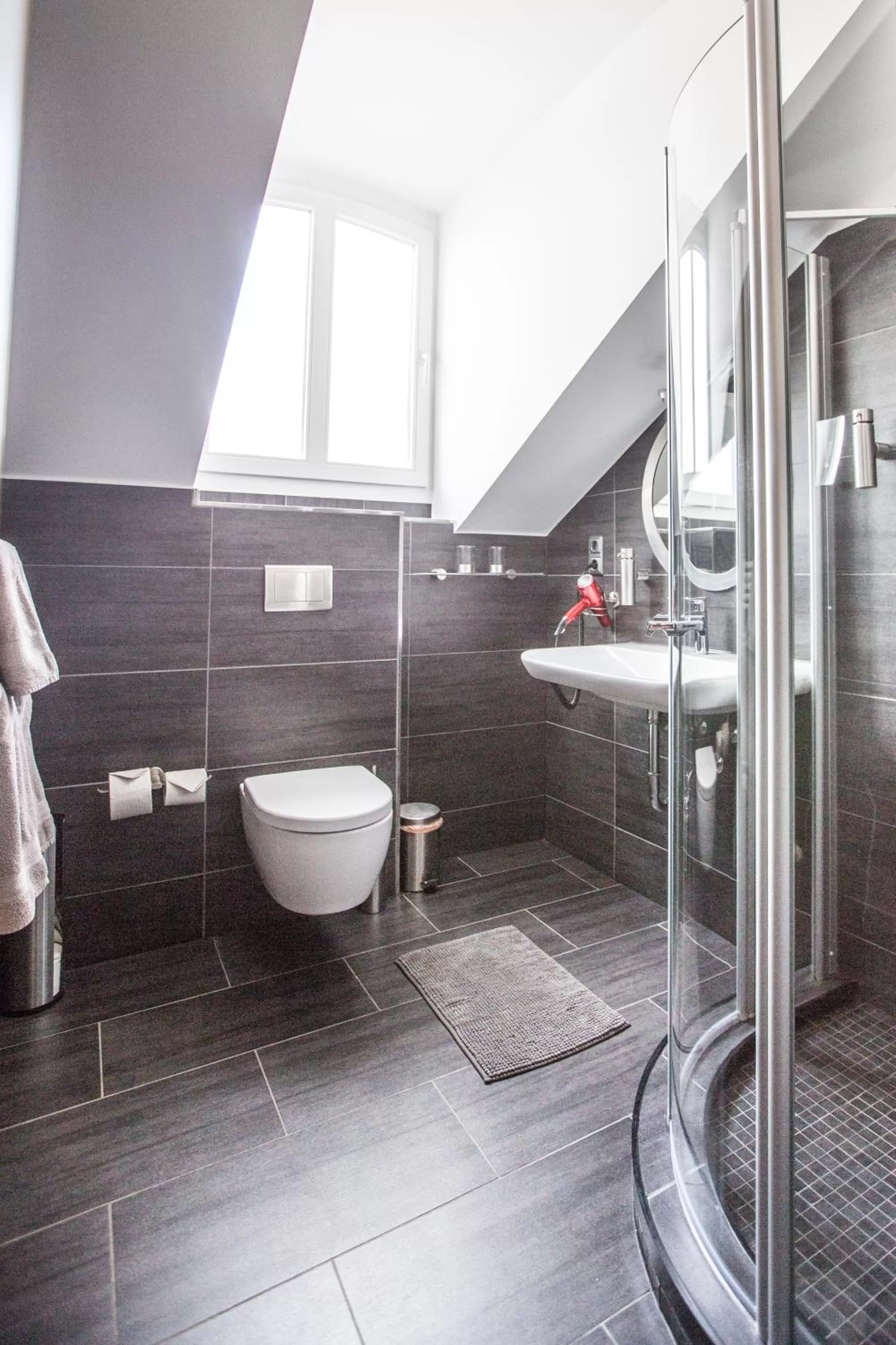 Shower in Hotel & Restaurant Fackelgarten Plau am See