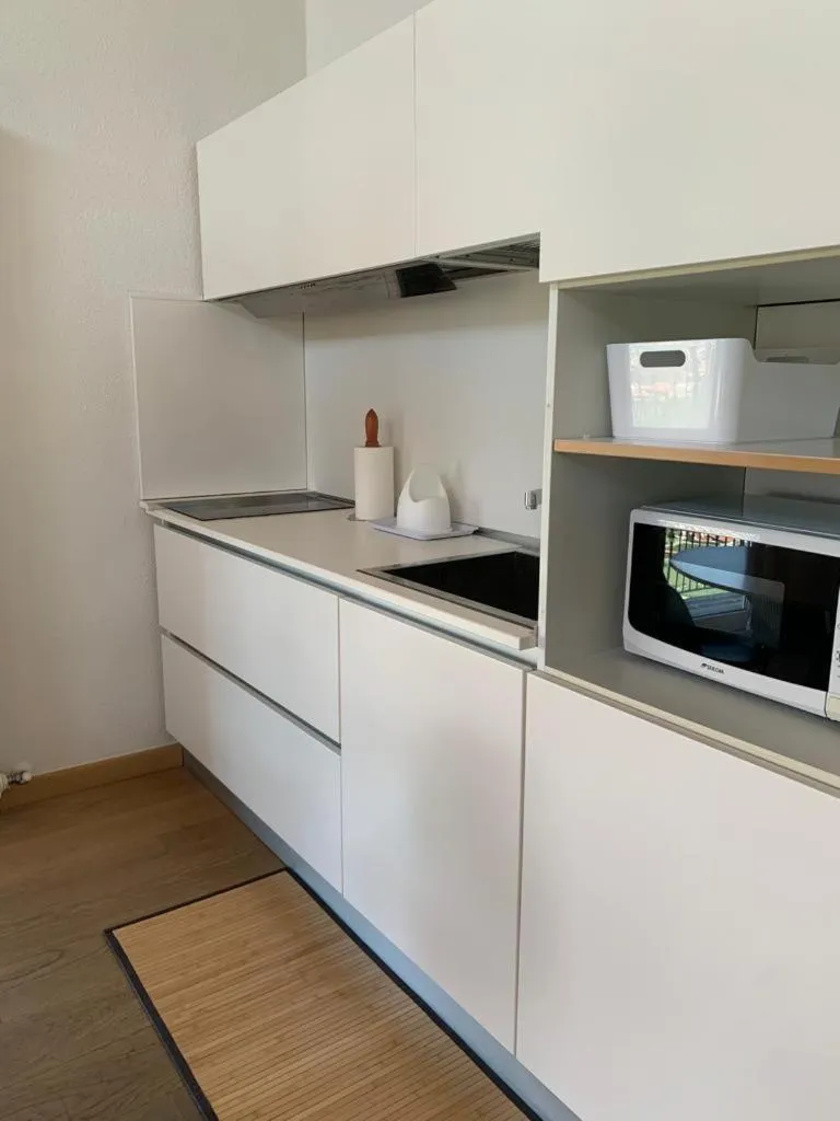 Kitchen or kitchenette in Hotel Isola Verde