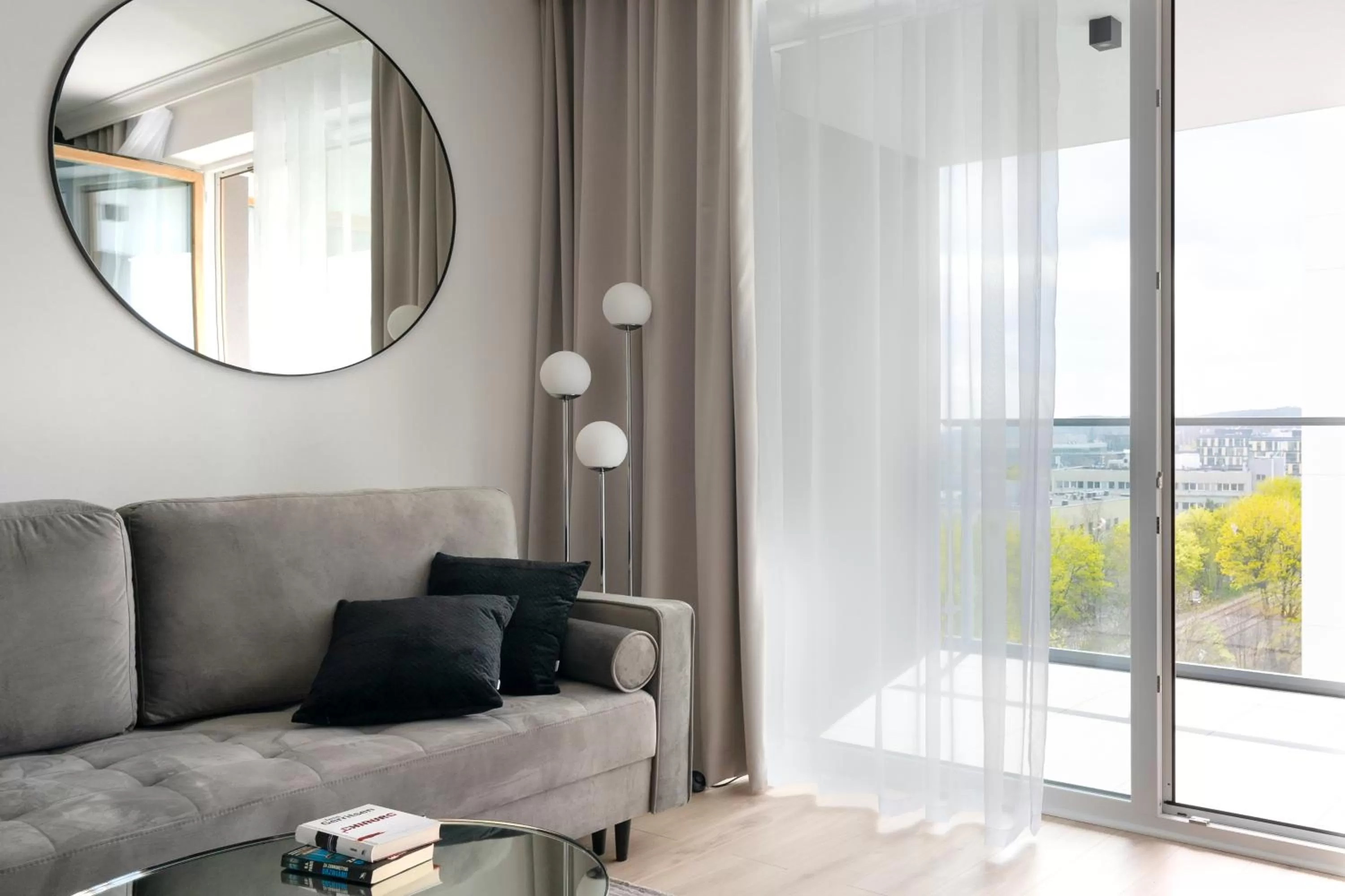 Seating area in Symphony Modern Tower Apartamenty