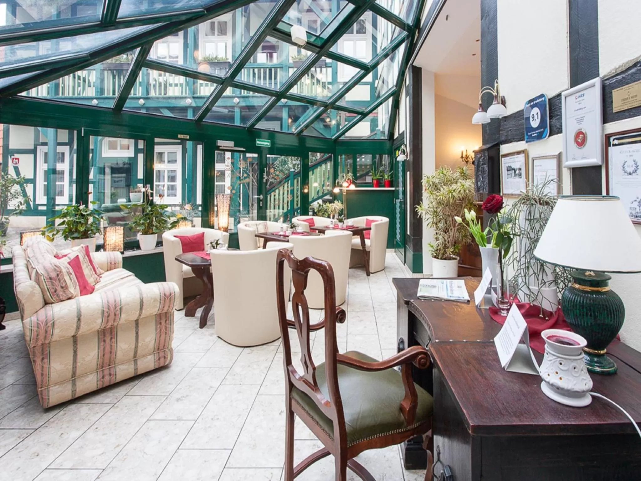 Lobby or reception in Hotel Am Grudenberg