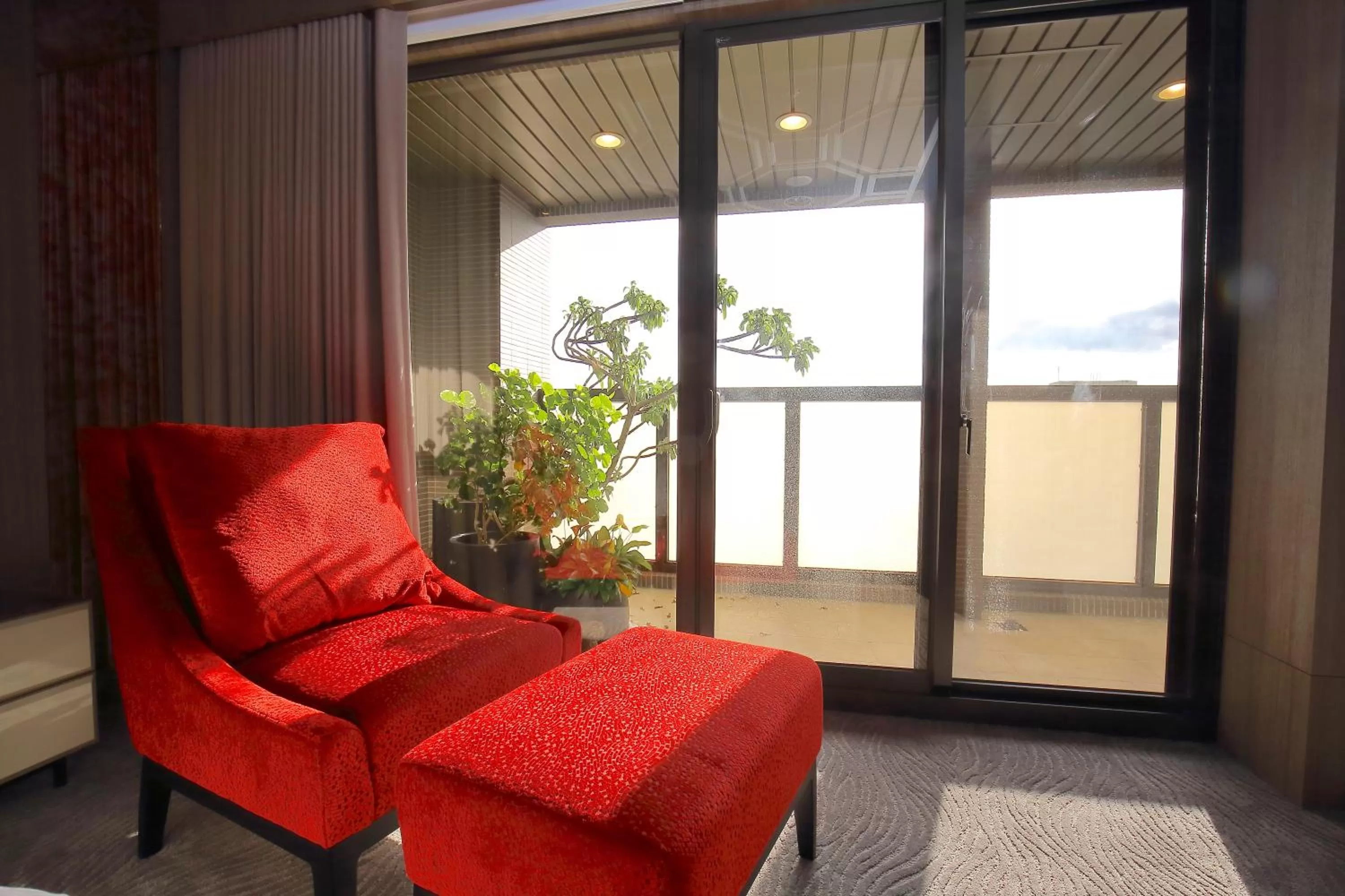 Seating area in Kloud Hotel