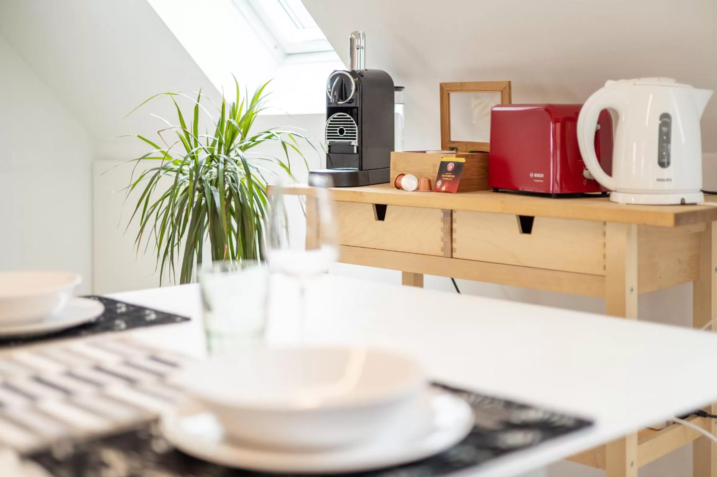 Coffee/tea facilities in Arbio I Cozy Apartments Augsburg-Lechhausen
