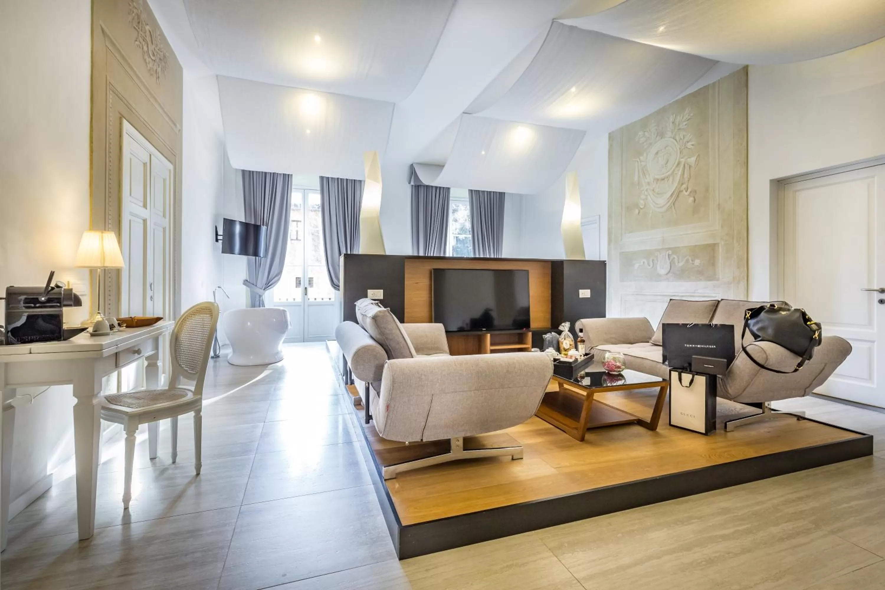 Living room in Hotel La Scaletta al Ponte Vecchio