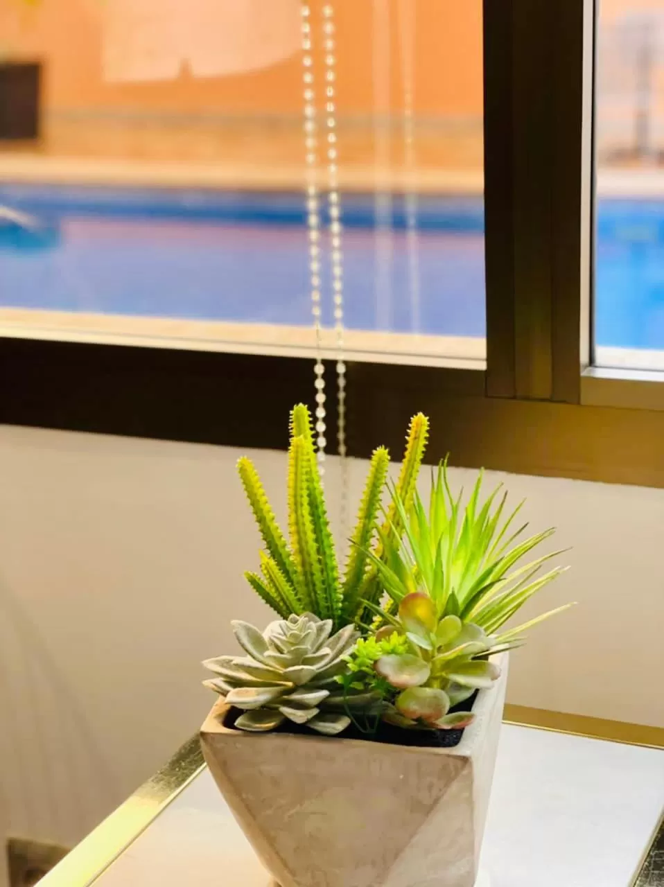 Swimming pool in class hotel