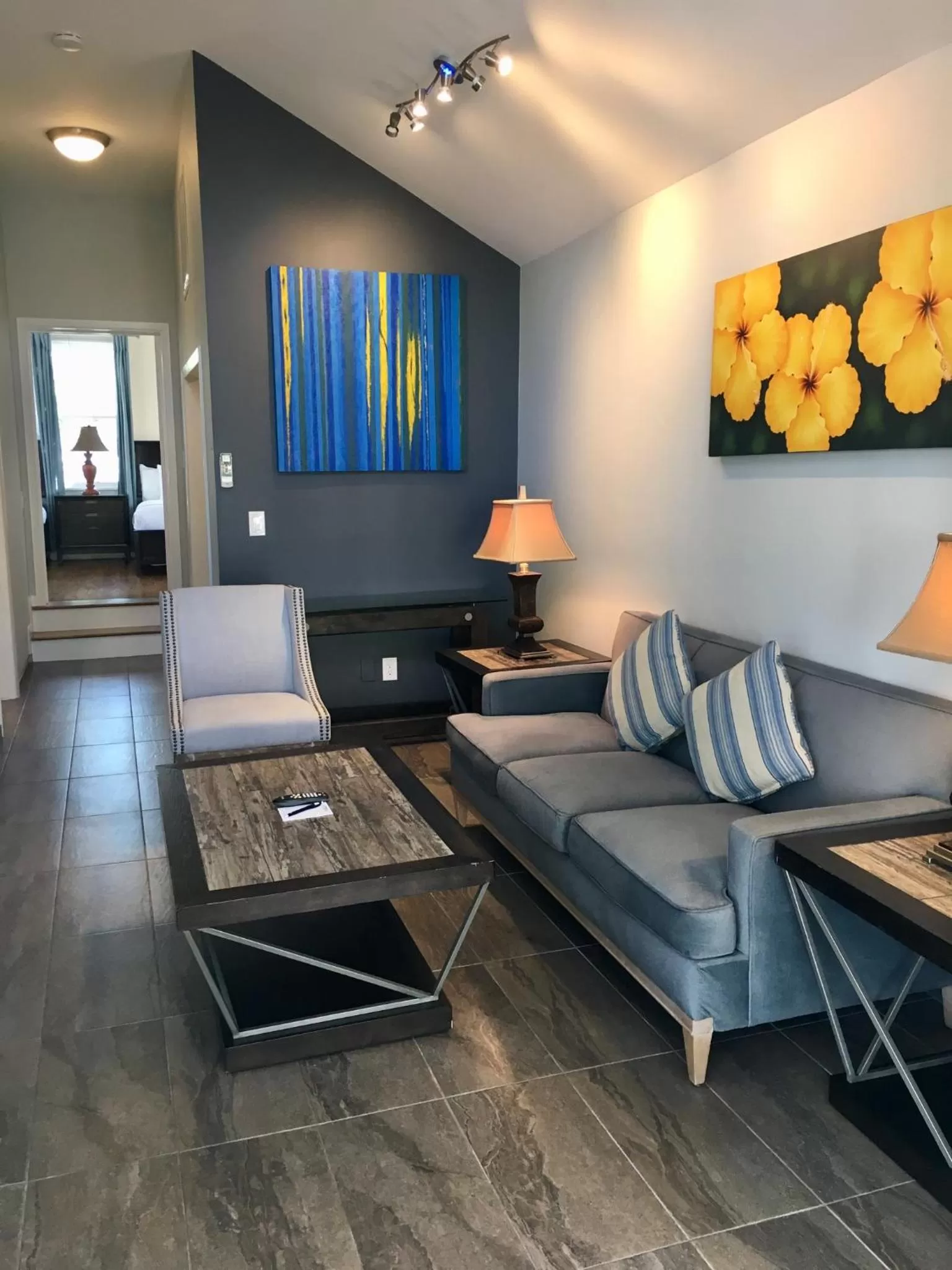 Living room in Douglas House