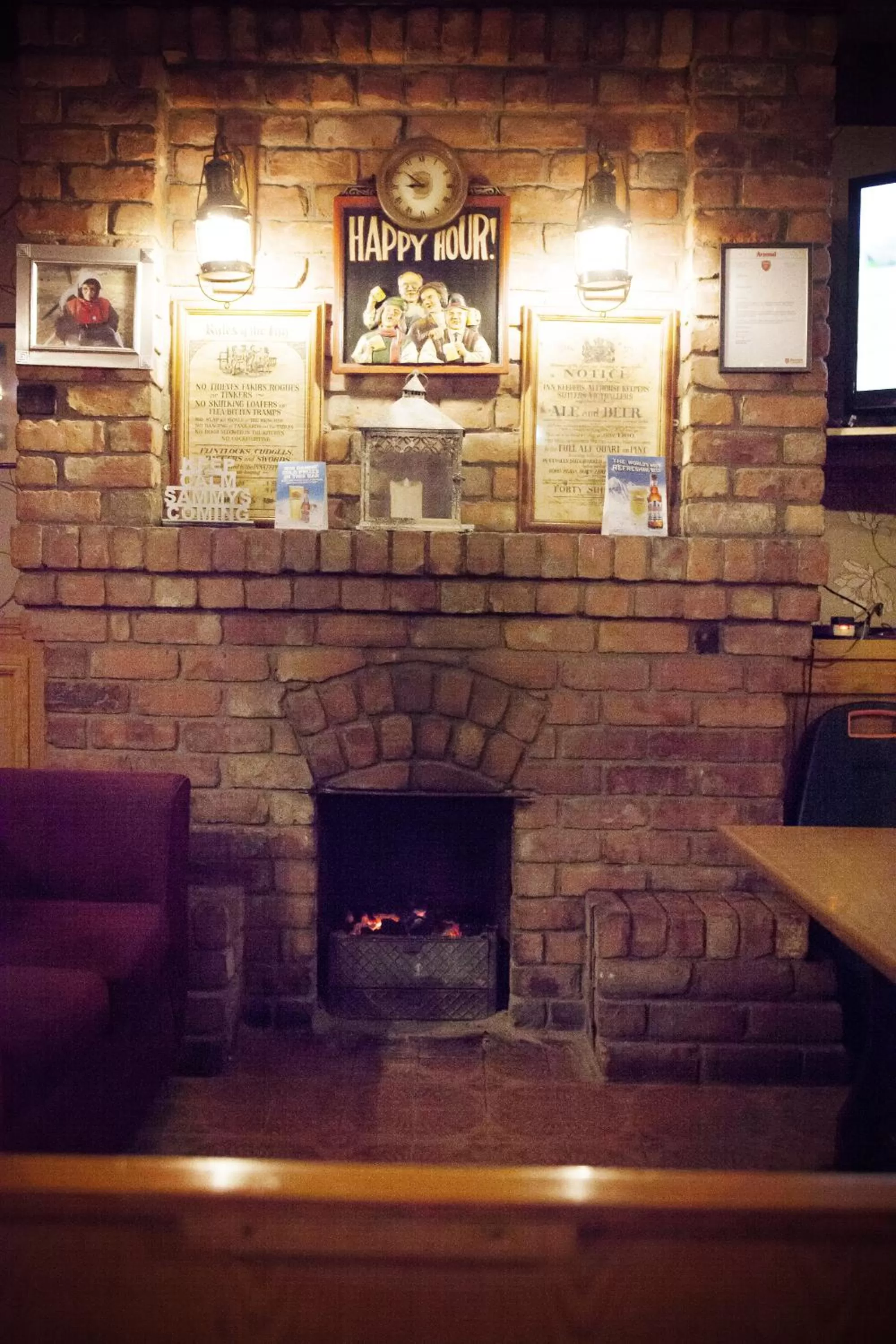 Decorative detail in The Derg Arms B&B