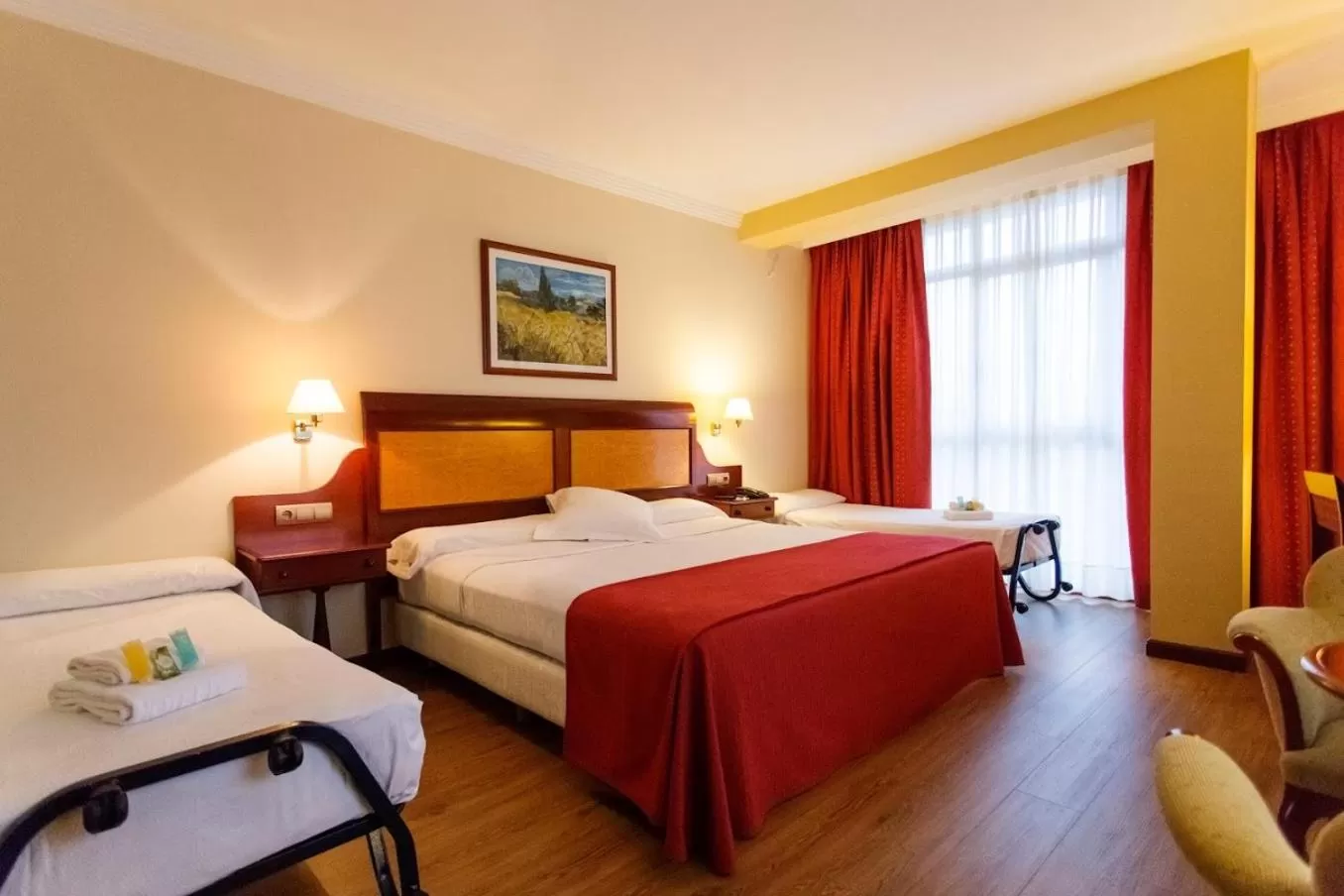 Decorative detail, Bed in Gran Hotel de Ferrol