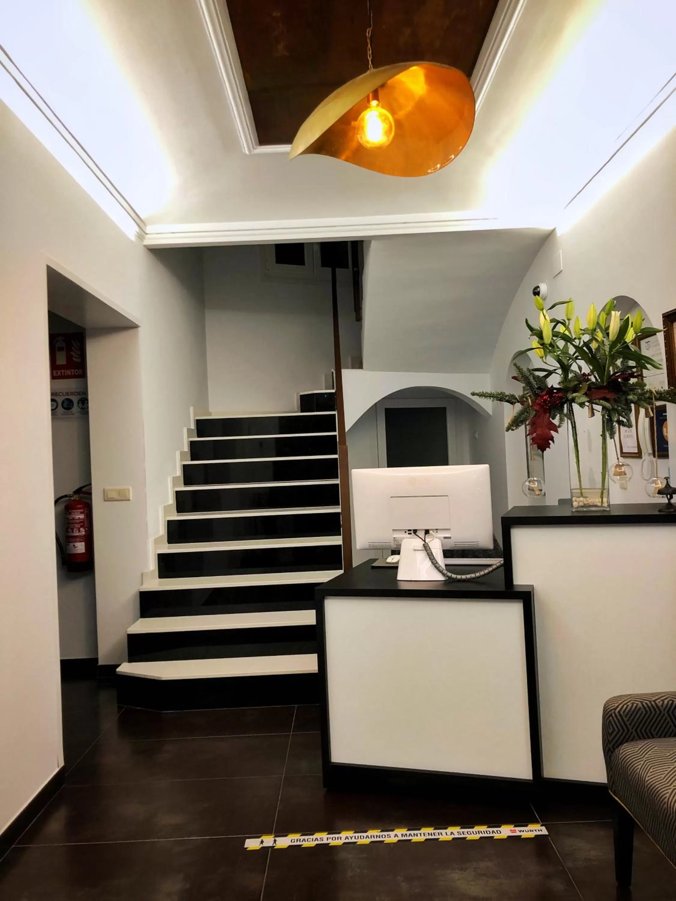 Lobby or reception in Hotel La Encomienda