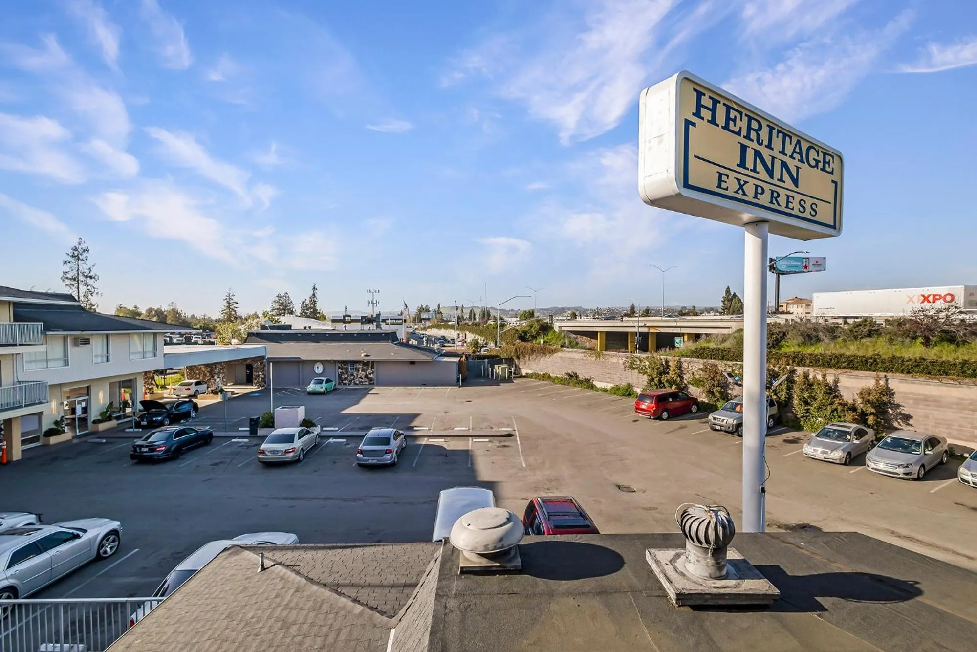 Property building in Heritage Inn Express Hayward