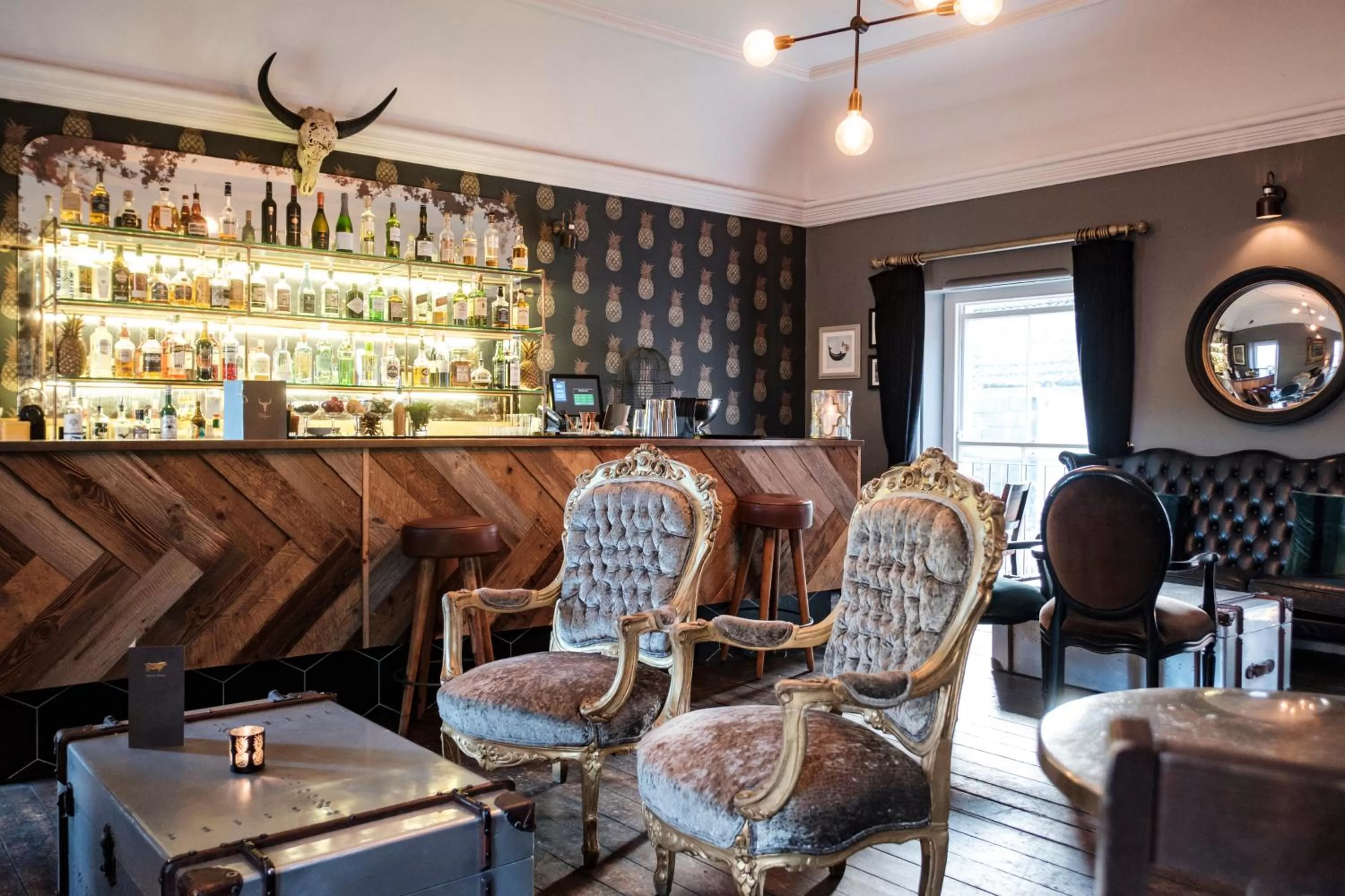 Lounge or bar in The Bull Hotel