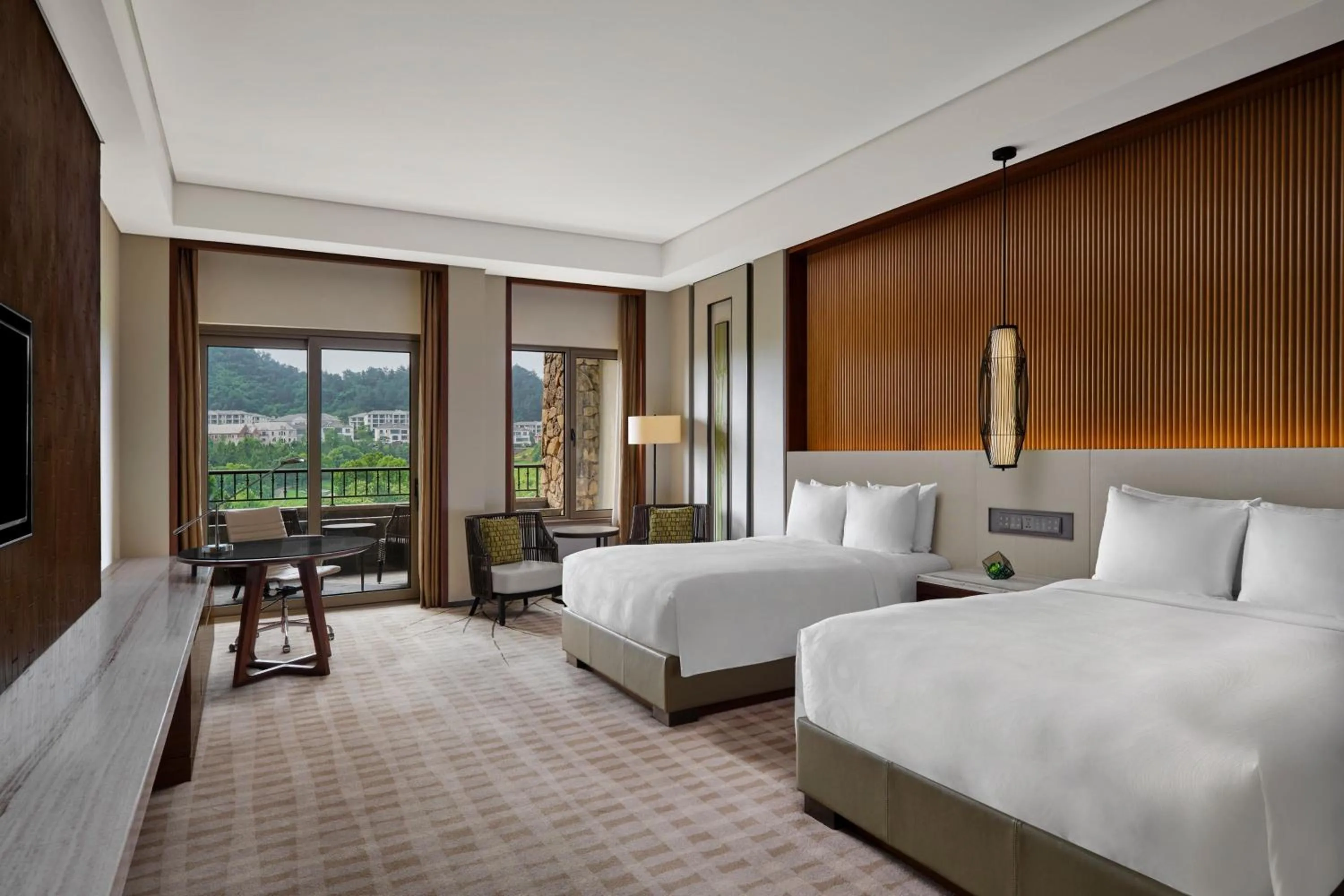 Photo of the whole room, Bed in JW Marriott Hotel Zhejiang Anji