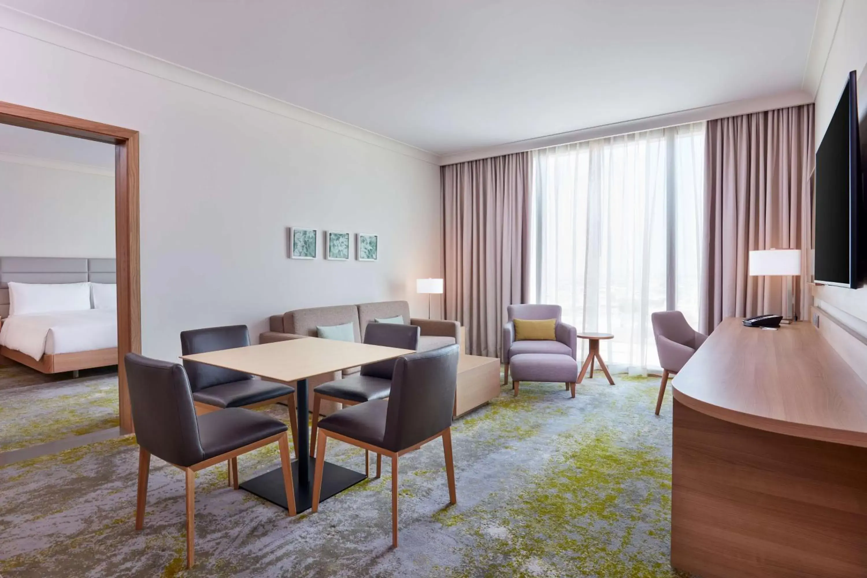 One-Bedroom King Suite in Hilton Garden Inn Kuwait One-Bedroom King Suite in Hilton Garden Inn Kuwait