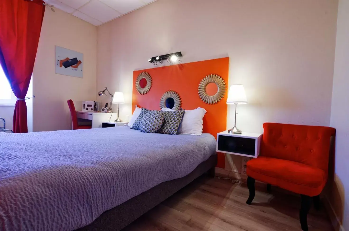 Bedroom, Bed in Logis Le Bocage Bedroom, Bed in Logis Le Bocage