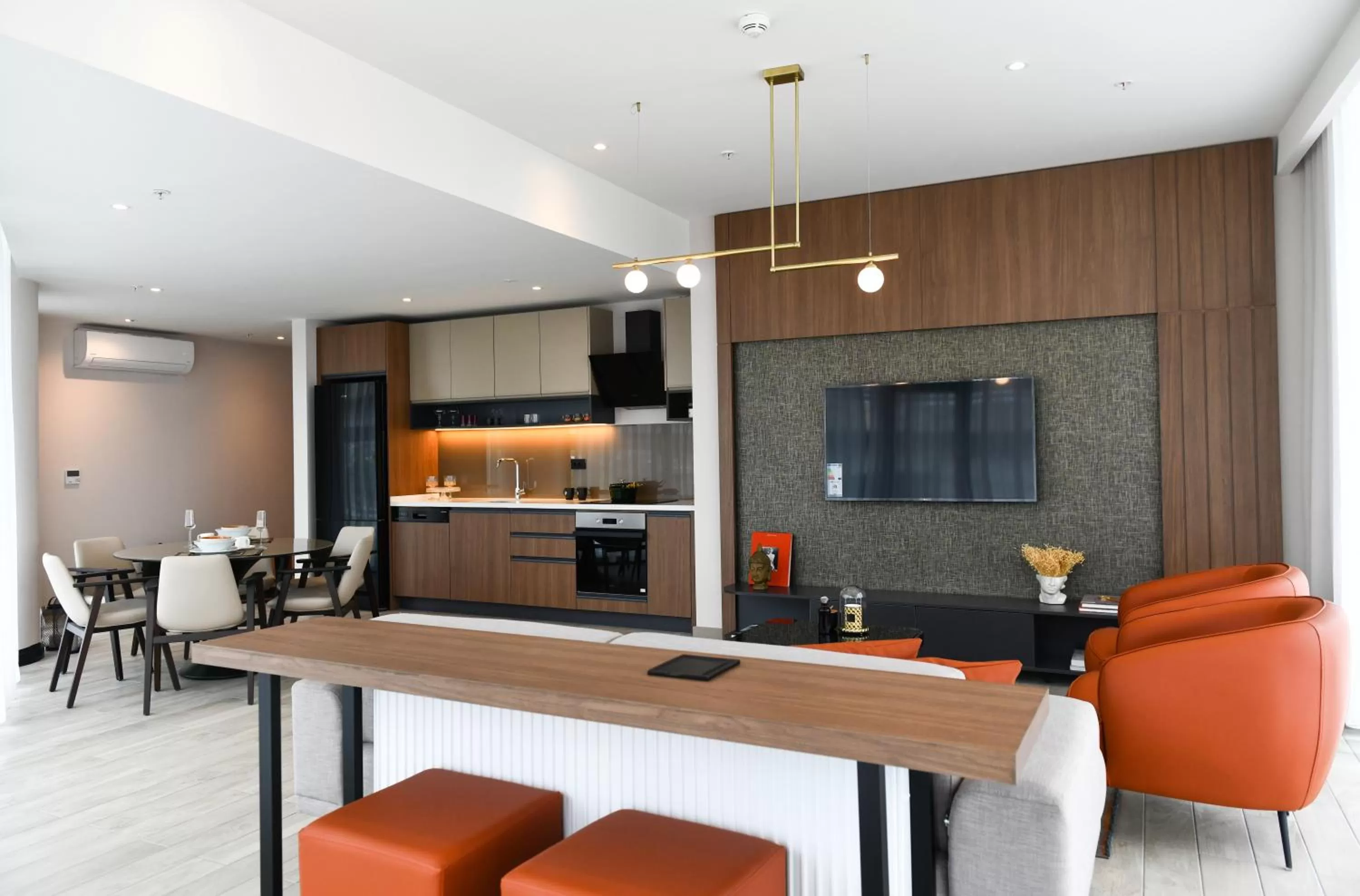 Kitchen or kitchenette in WestSide Residences by Rotana