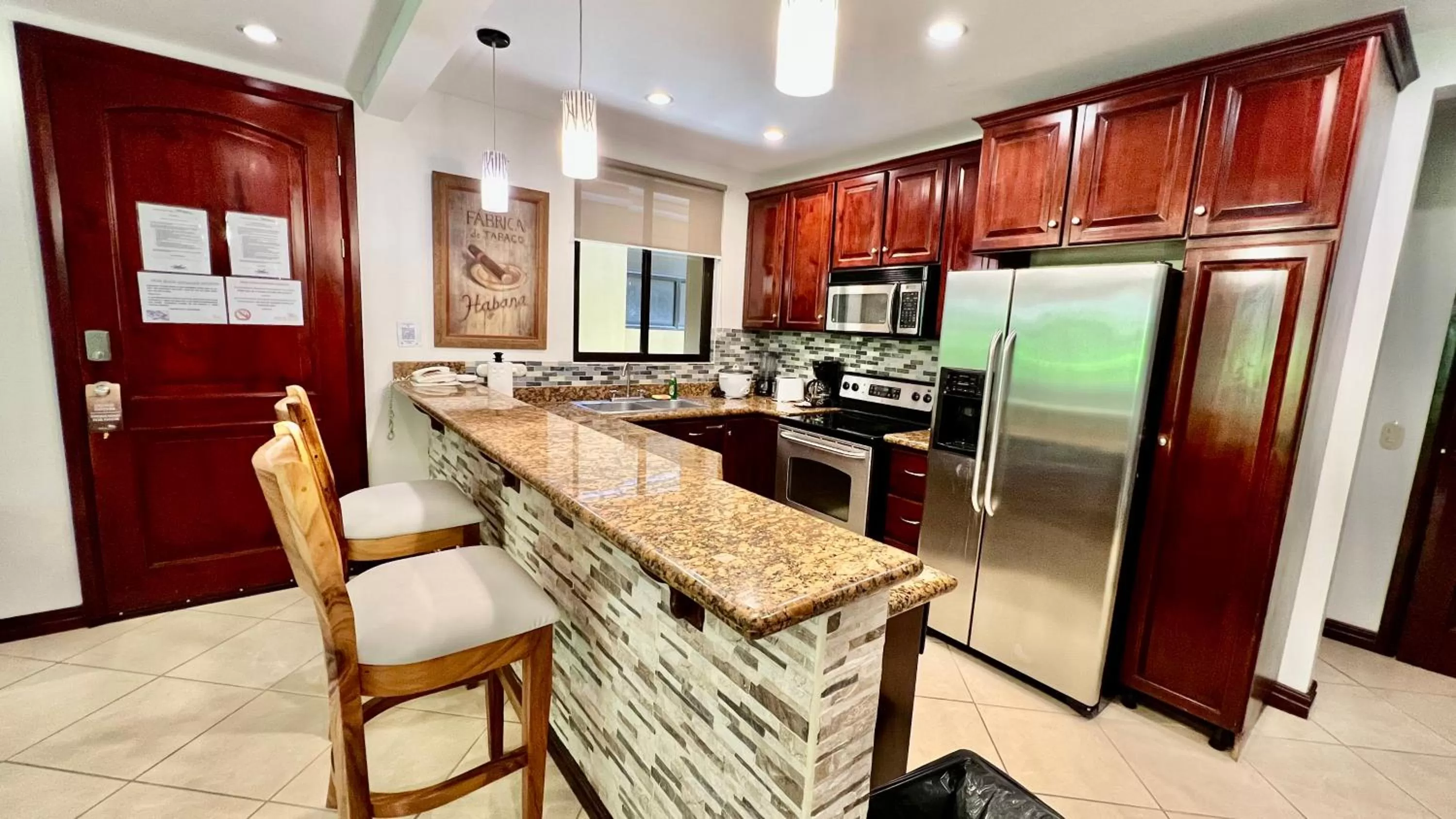kitchen in Monte Carlo Luxury Condominiums
