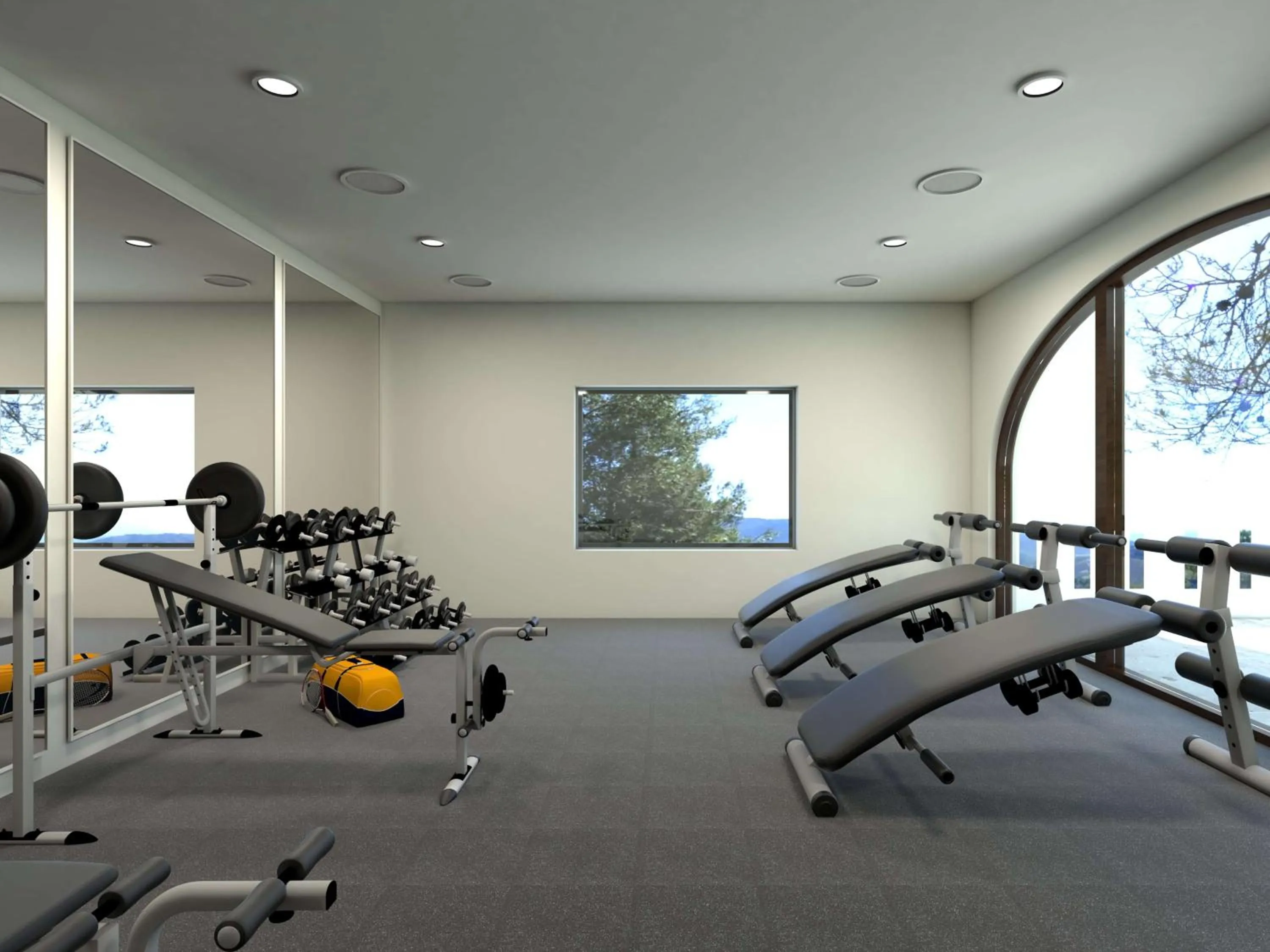 Fitness centre/facilities in Doubletree By Hilton Toluca