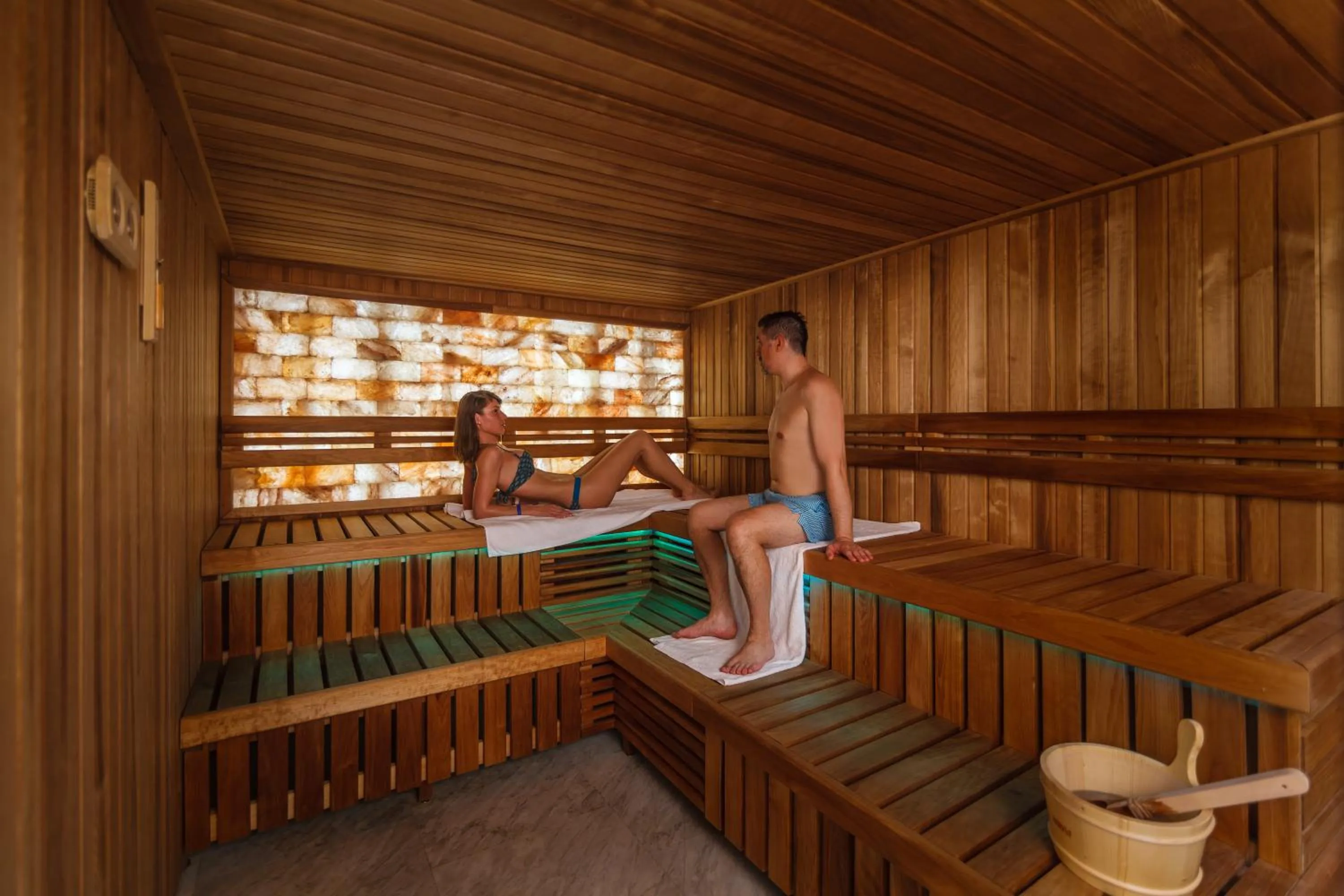 Sauna in Crowne Plaza Bucharest by IHG