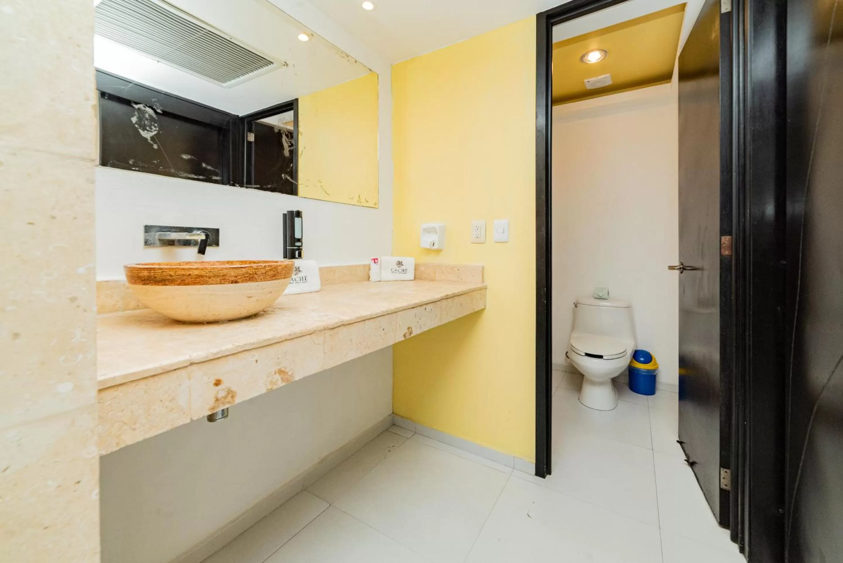 Toilet, Bathroom in Hotel Cache