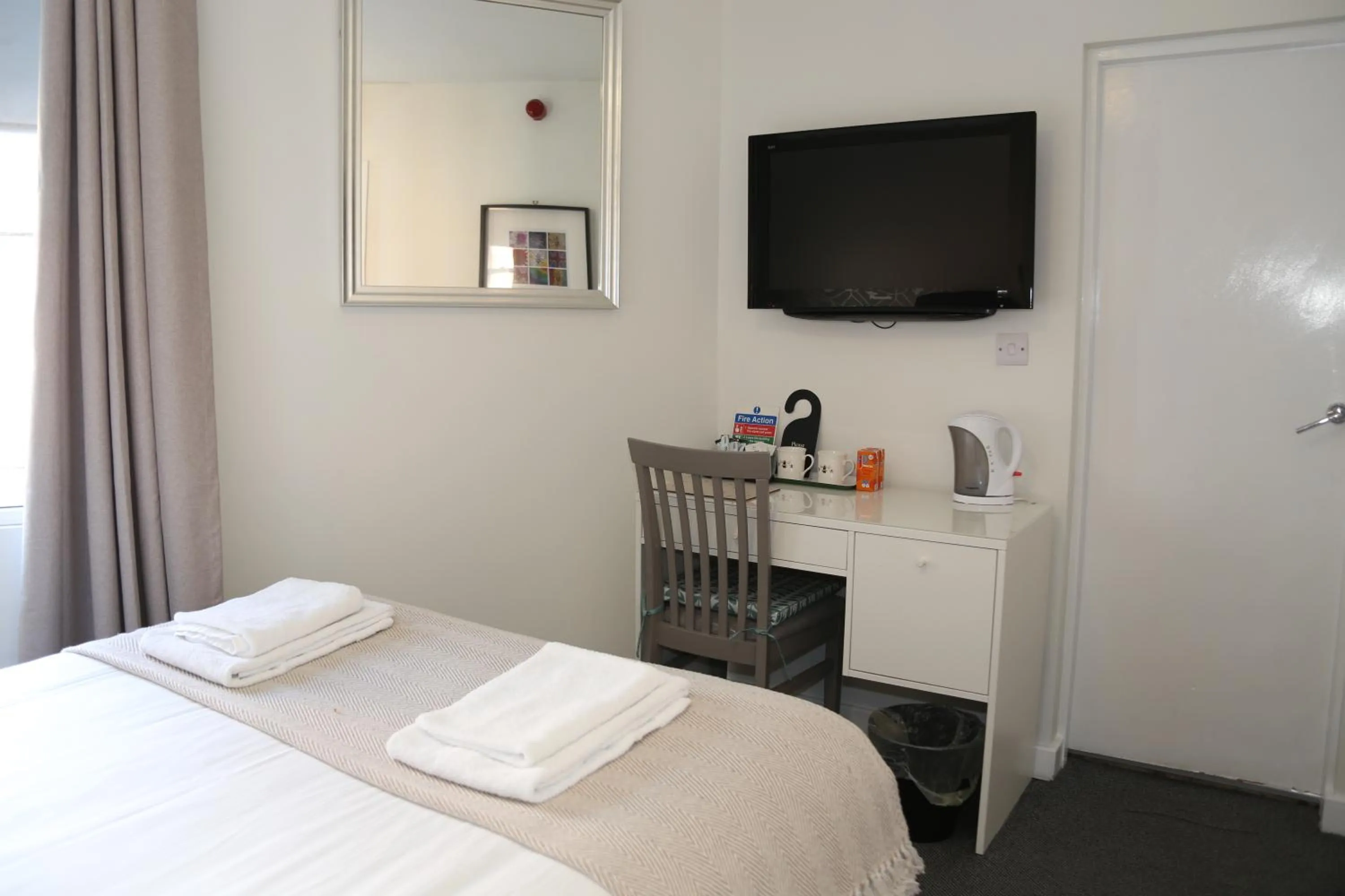 Bed in The Bulls Head Hotel