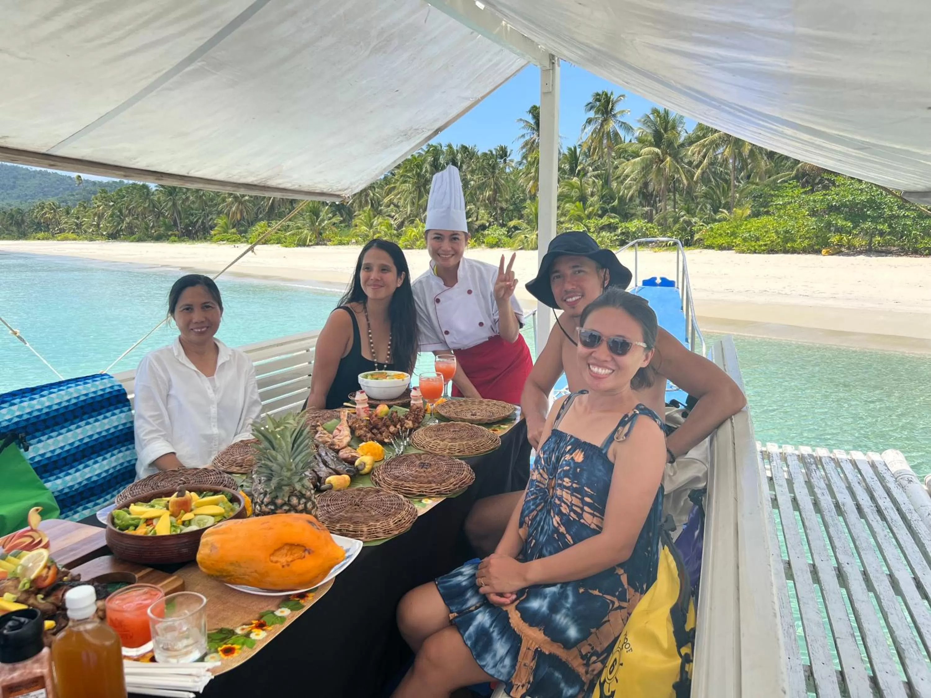 People in Peak View Resort