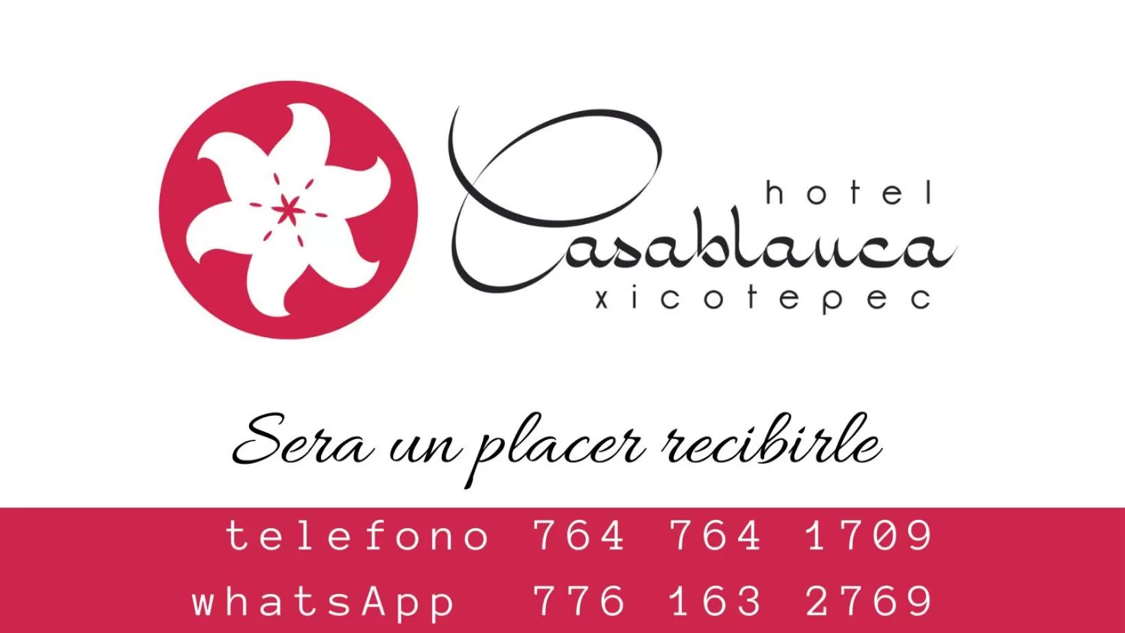 Property logo or sign in Hotel Casablanca Xicotepec