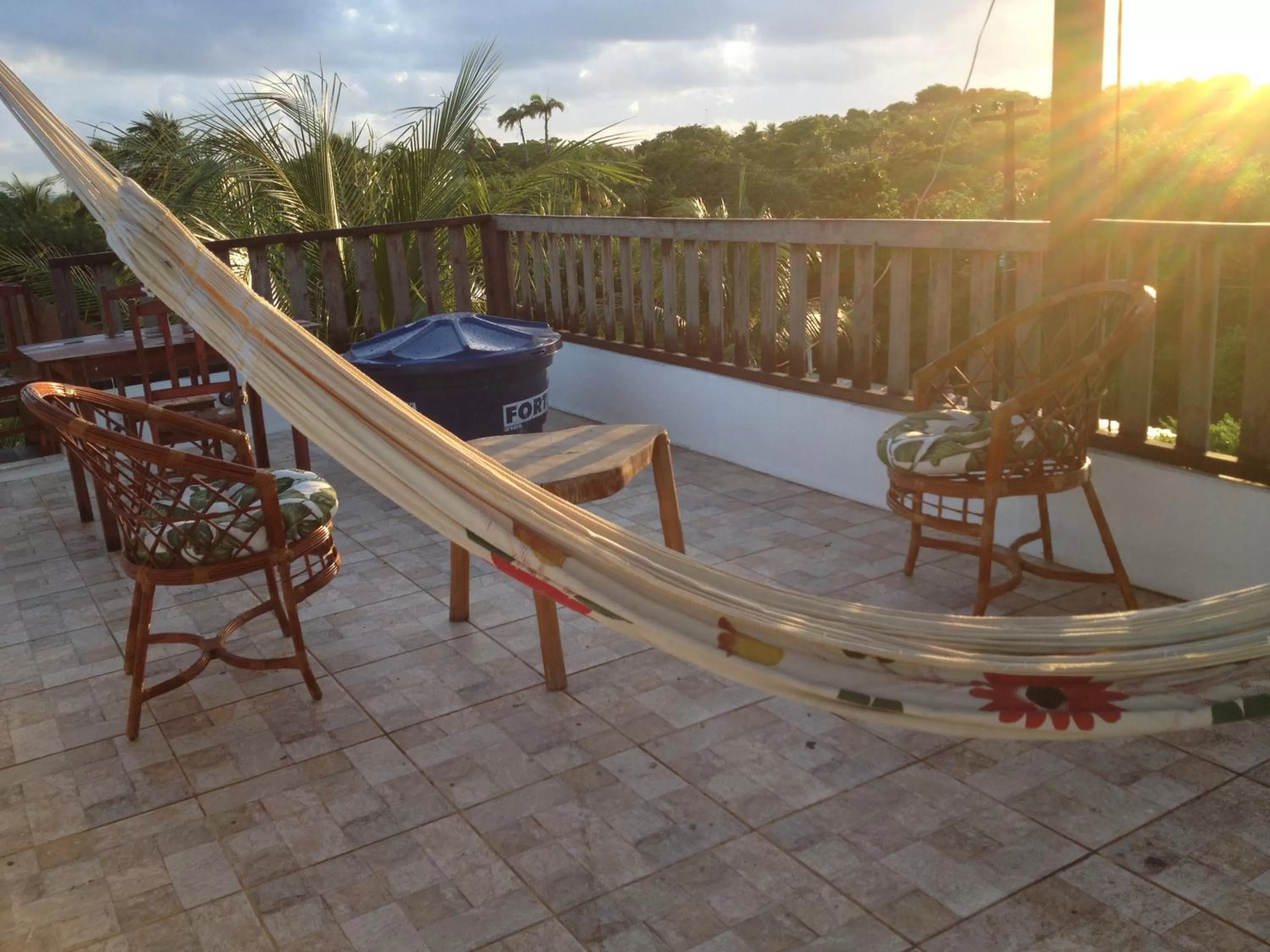 Balcony/Terrace in B&B Pedra do Meio