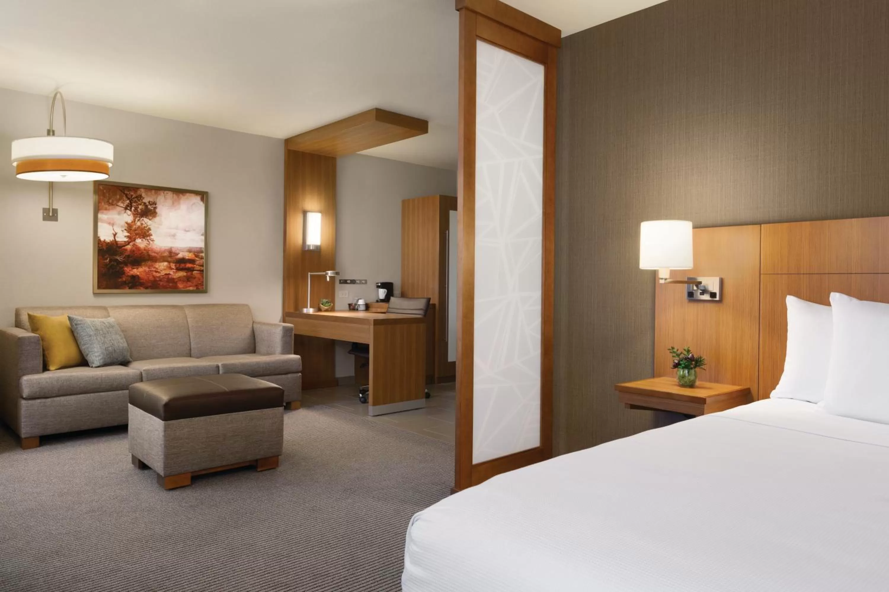 Living room, Bed in Hyatt Place Page Lake Powell