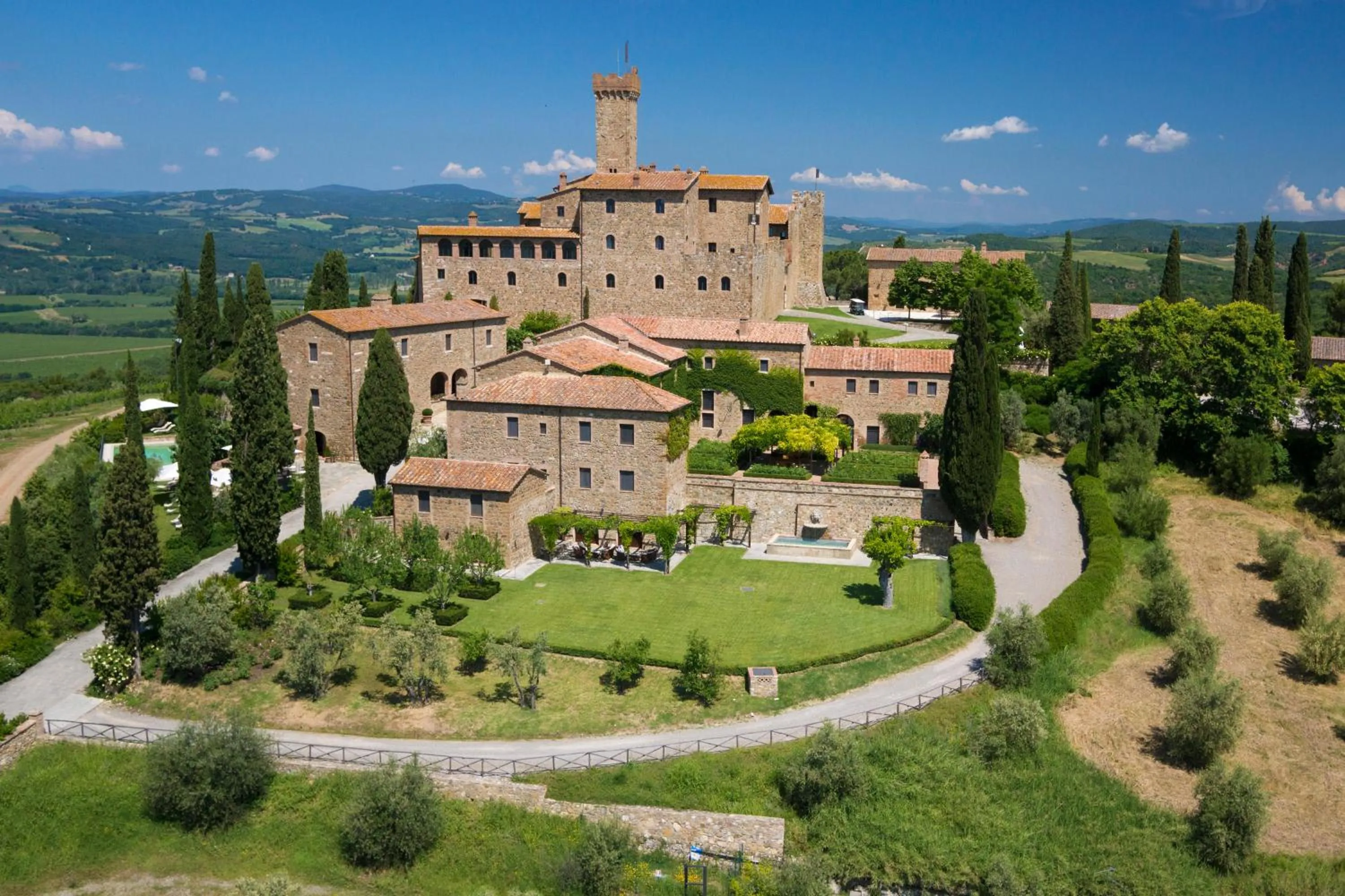 Bird's eye view in Castello Banfi - Il Borgo - Relais et Chateaux