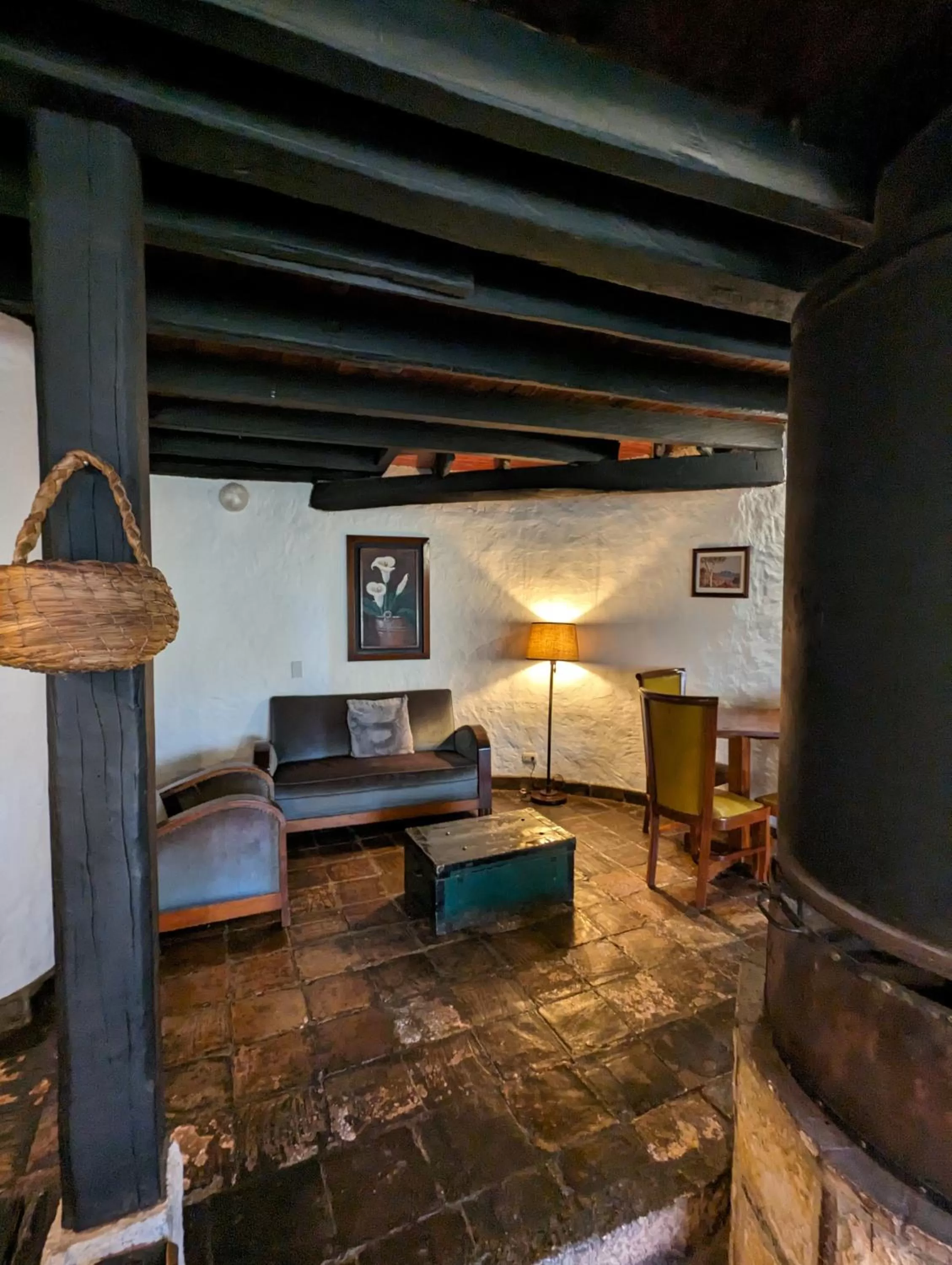 Living room in Posada Cafe La Huerta