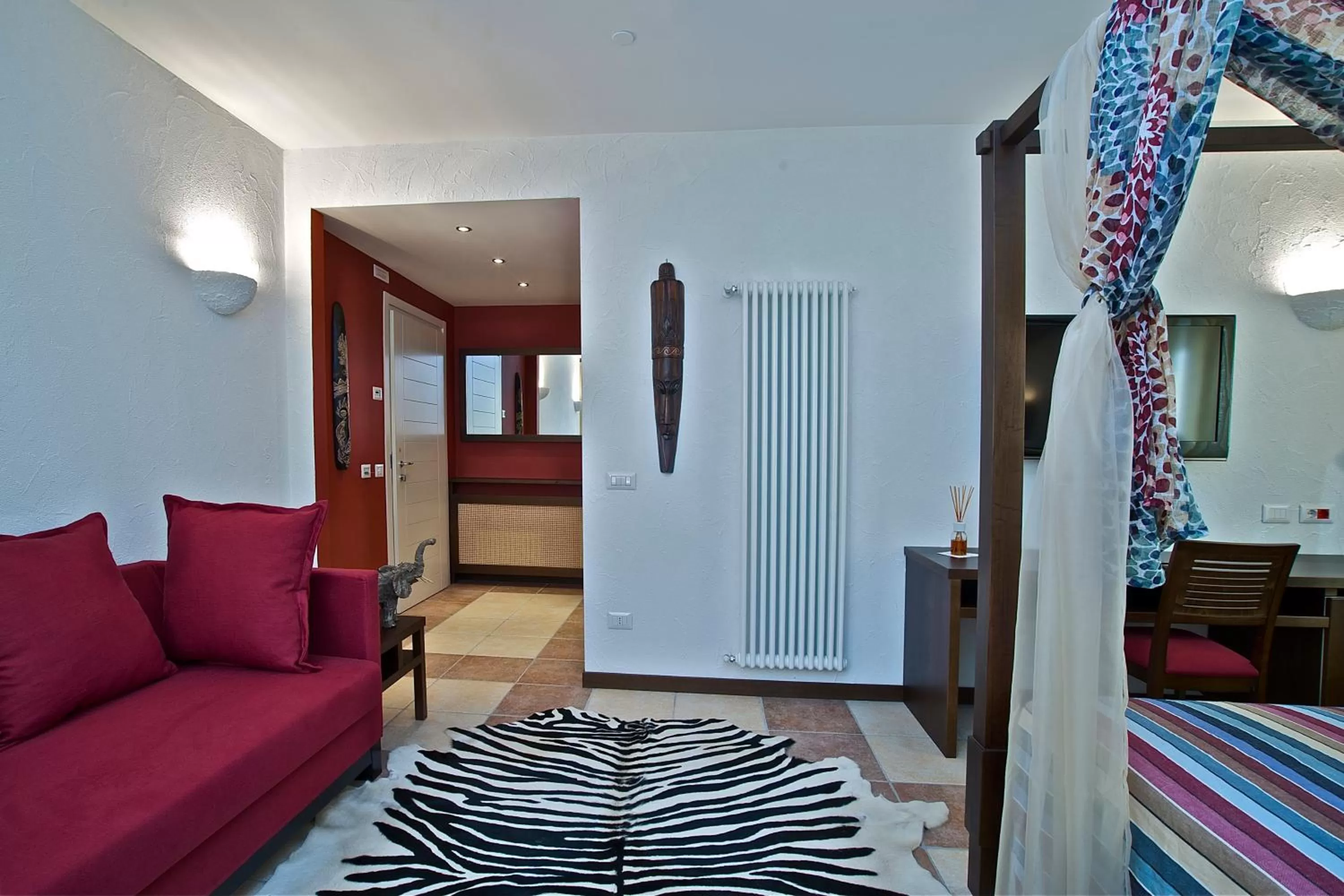 Bedroom, Bed in Design Suite Tirano